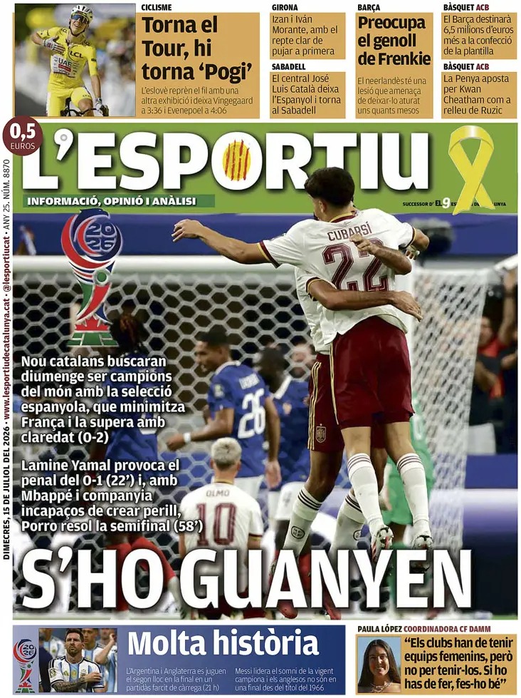 Las portadas del día