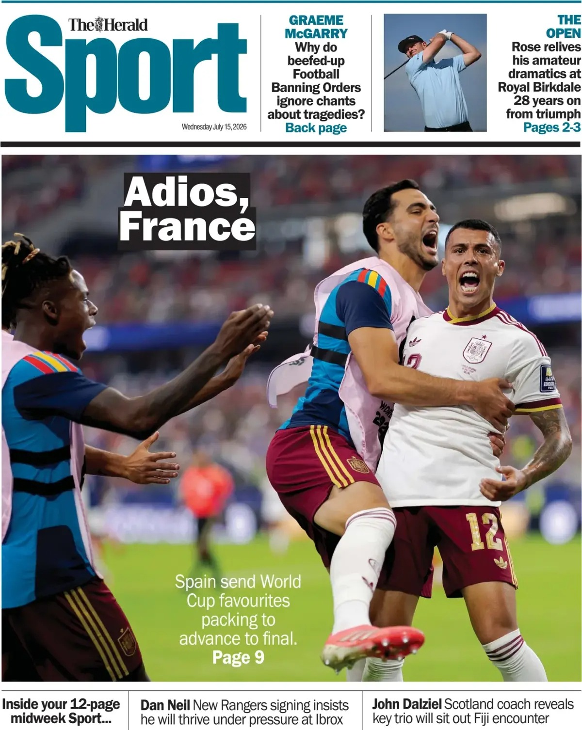Las portadas del día