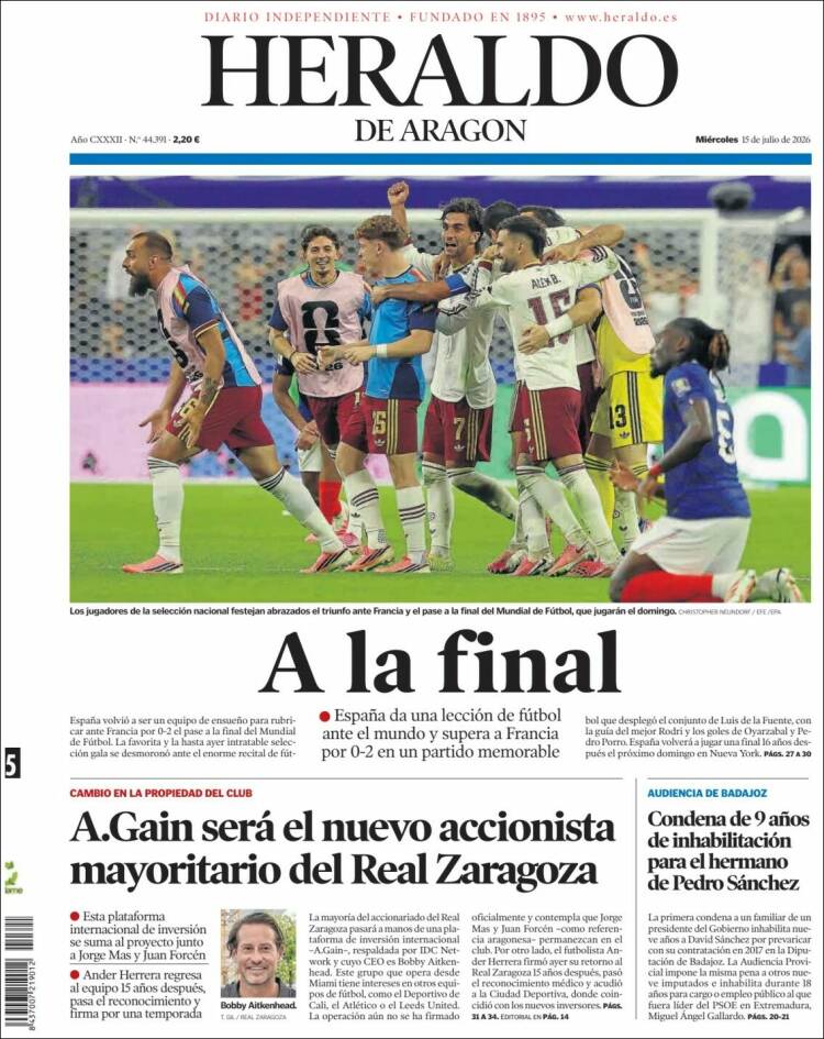 Las portadas del día