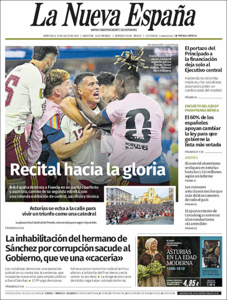 Las portadas del día