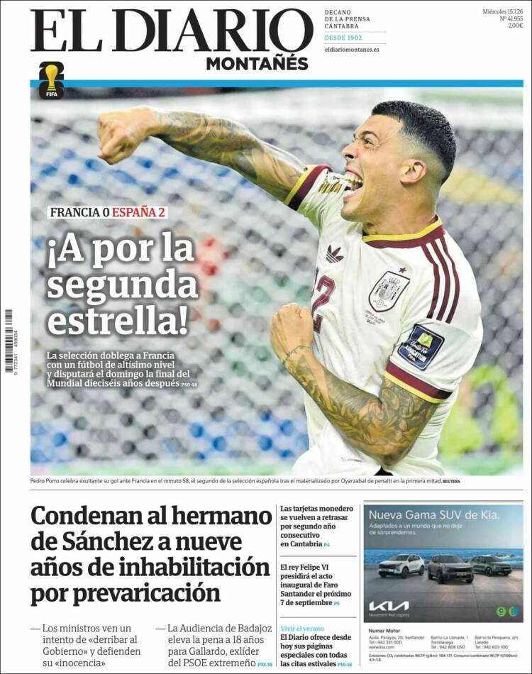 Las portadas del día