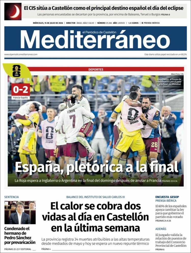 Las portadas del día
