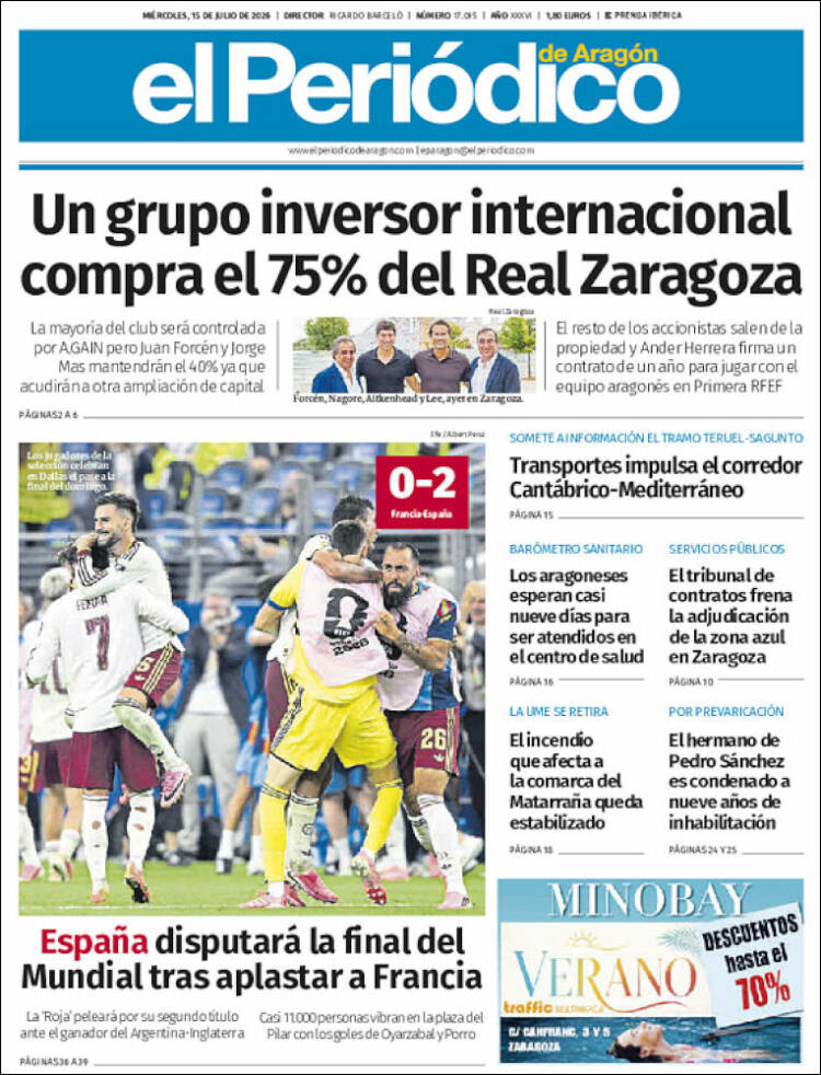 Las portadas del día