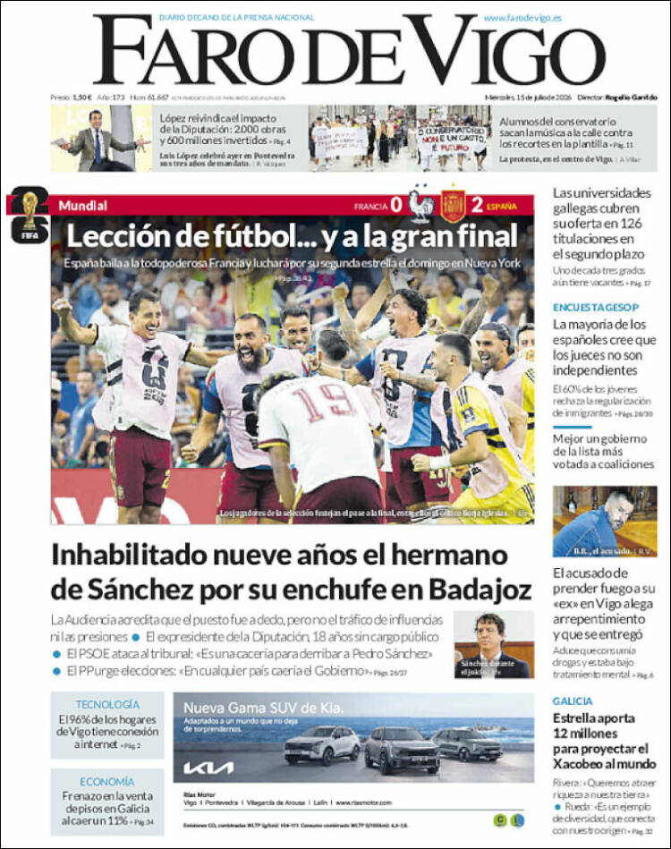 Las portadas del día