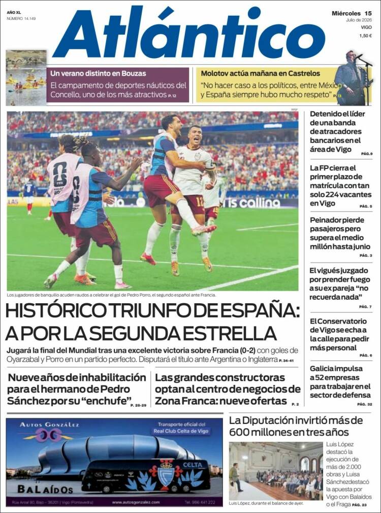 Las portadas del día