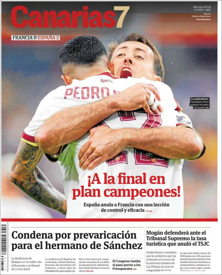 Las portadas del día