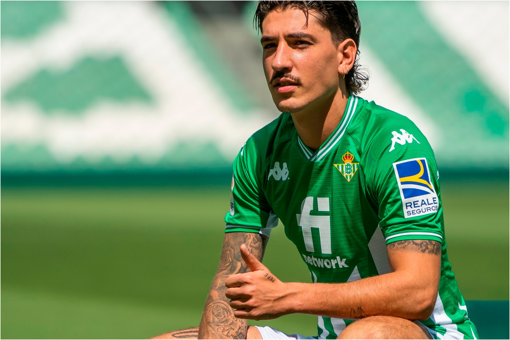 Héctor Bellerín en el Betis.