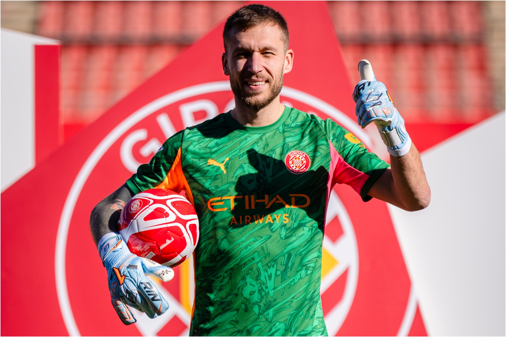 Rubén Blanco en el Girona.