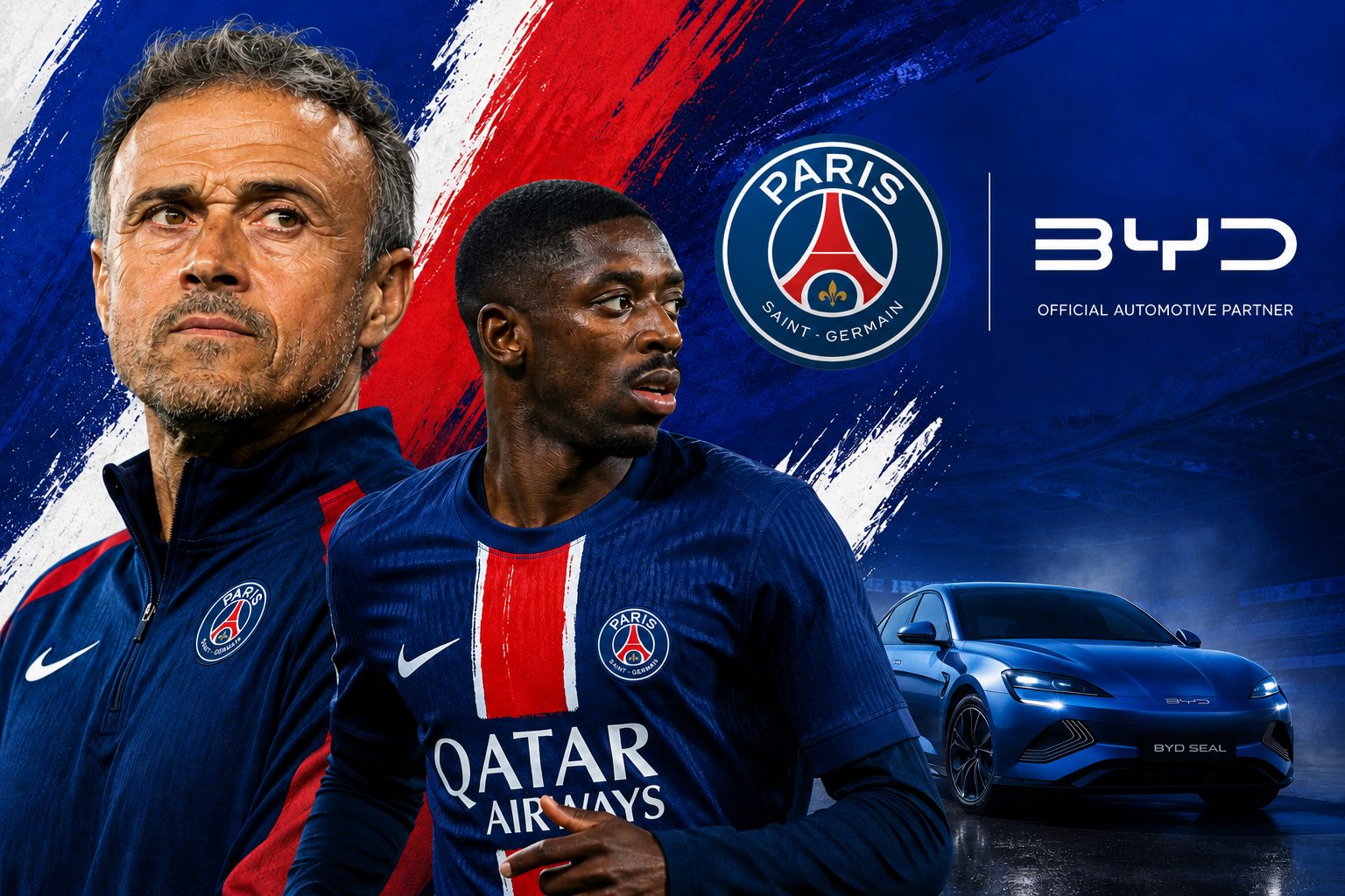 BYD añade al campeón de la Champions League a su cartera de grandes clubes europeos.