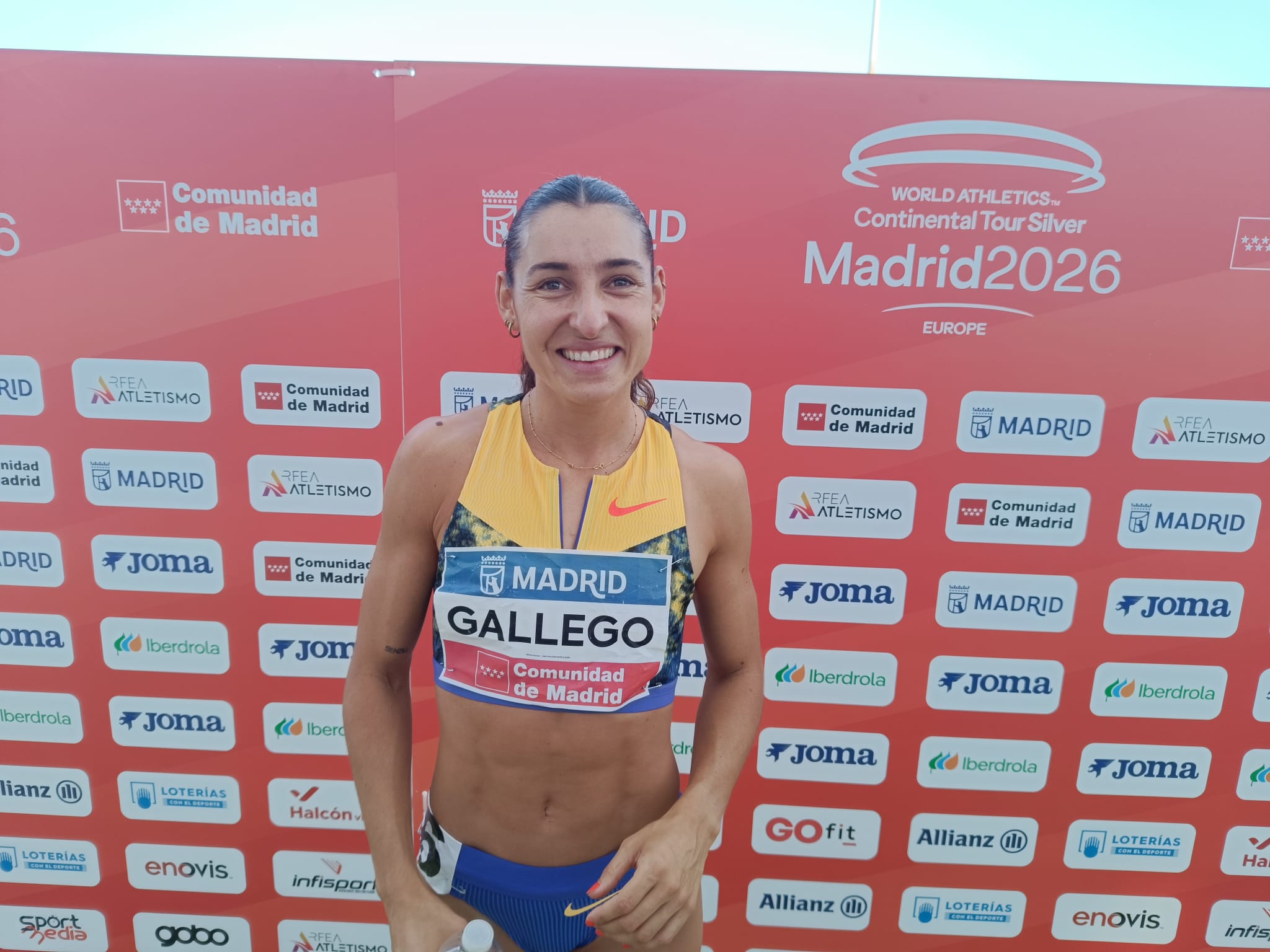 Sara Gallego, in Madrid