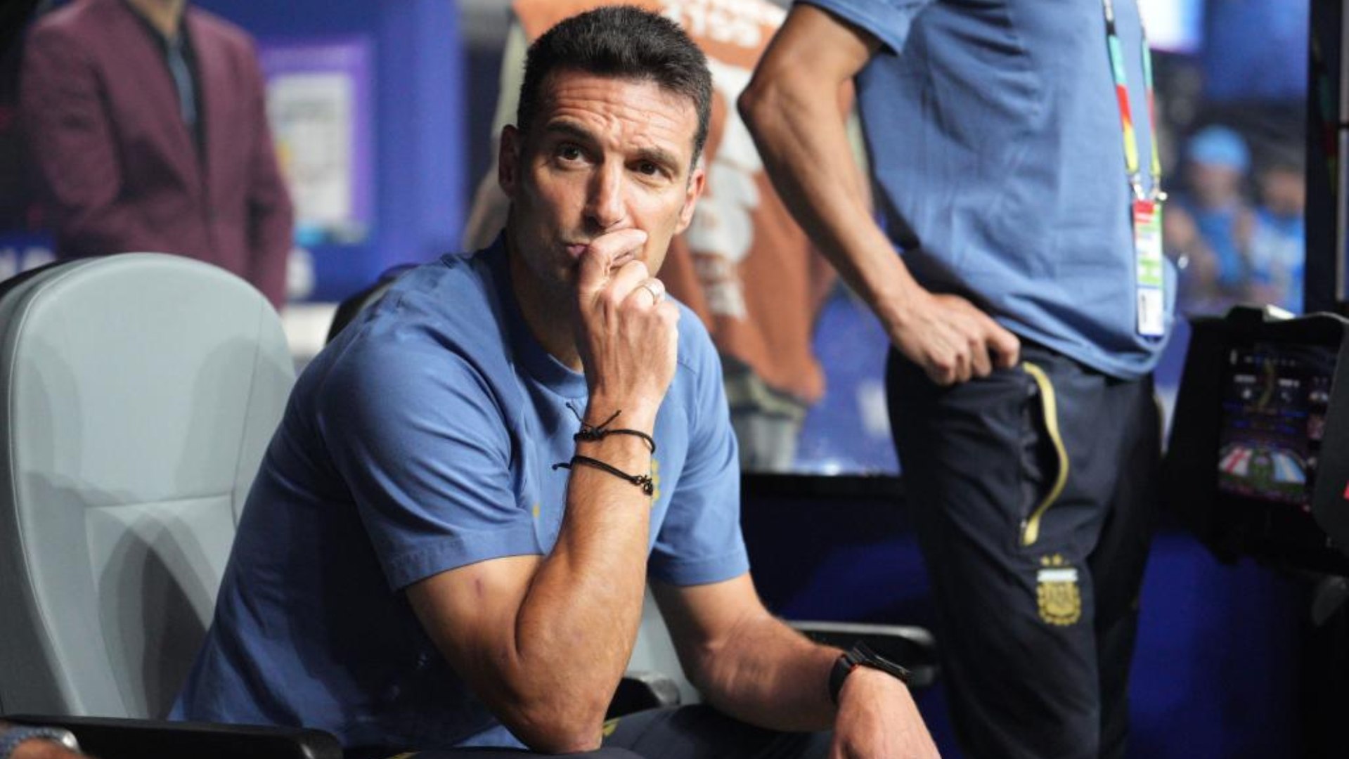 El seleccionador argentino analizó el duelo ante España en rueda de prensa FIFA