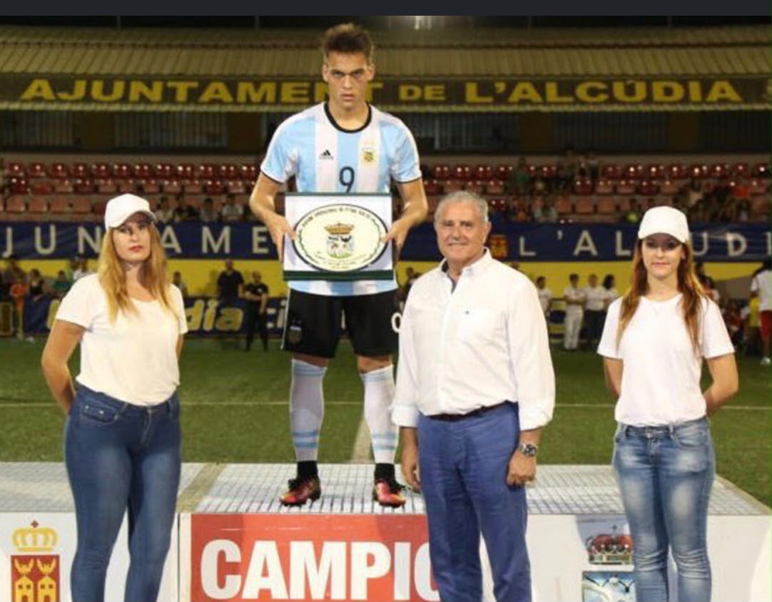 Lautaro was the best player of the tournament in 2016.