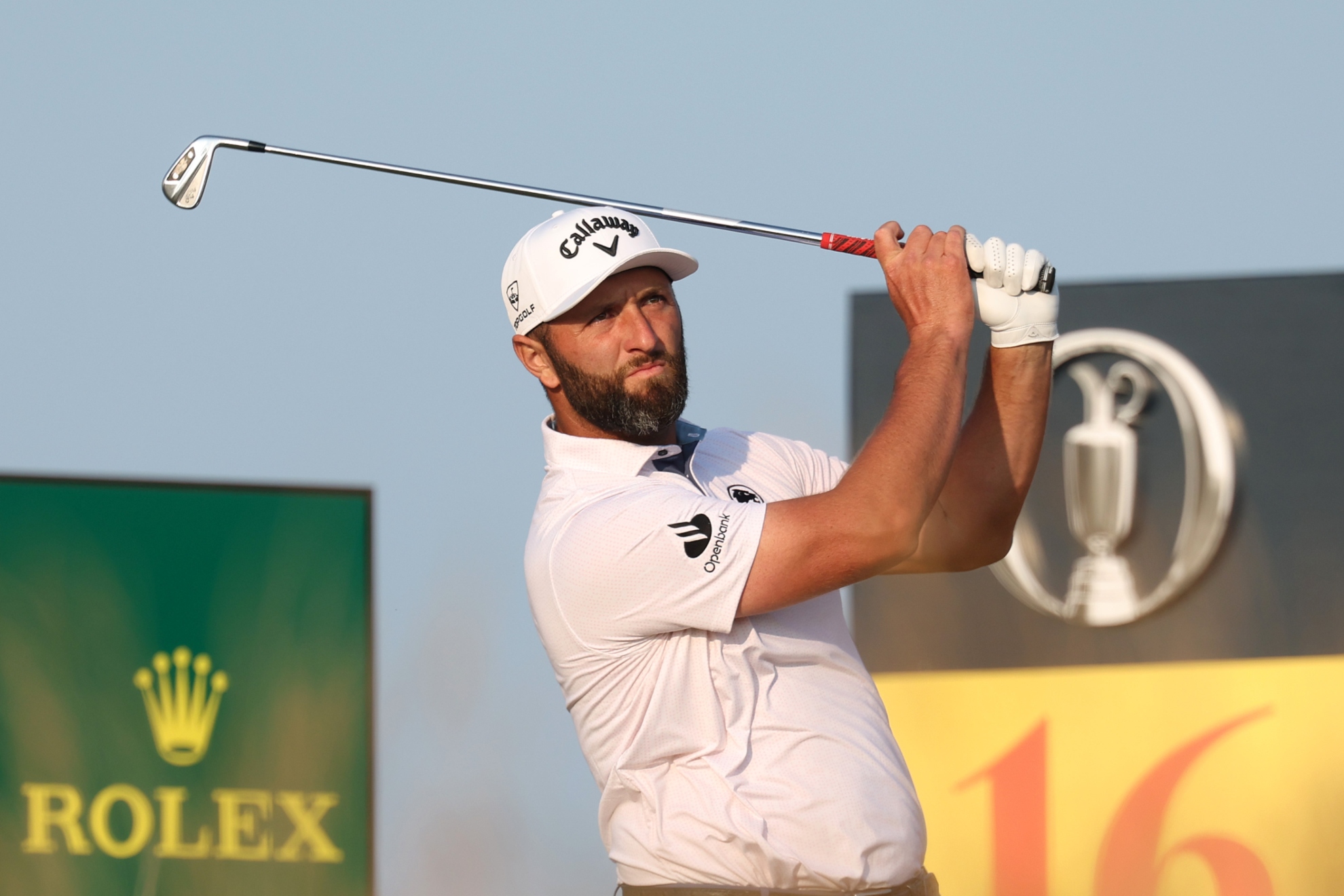 Jon Rahm durante la segunda ronda del British Open.
