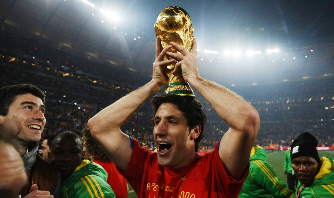 Capdevila, con la copa del mundo.