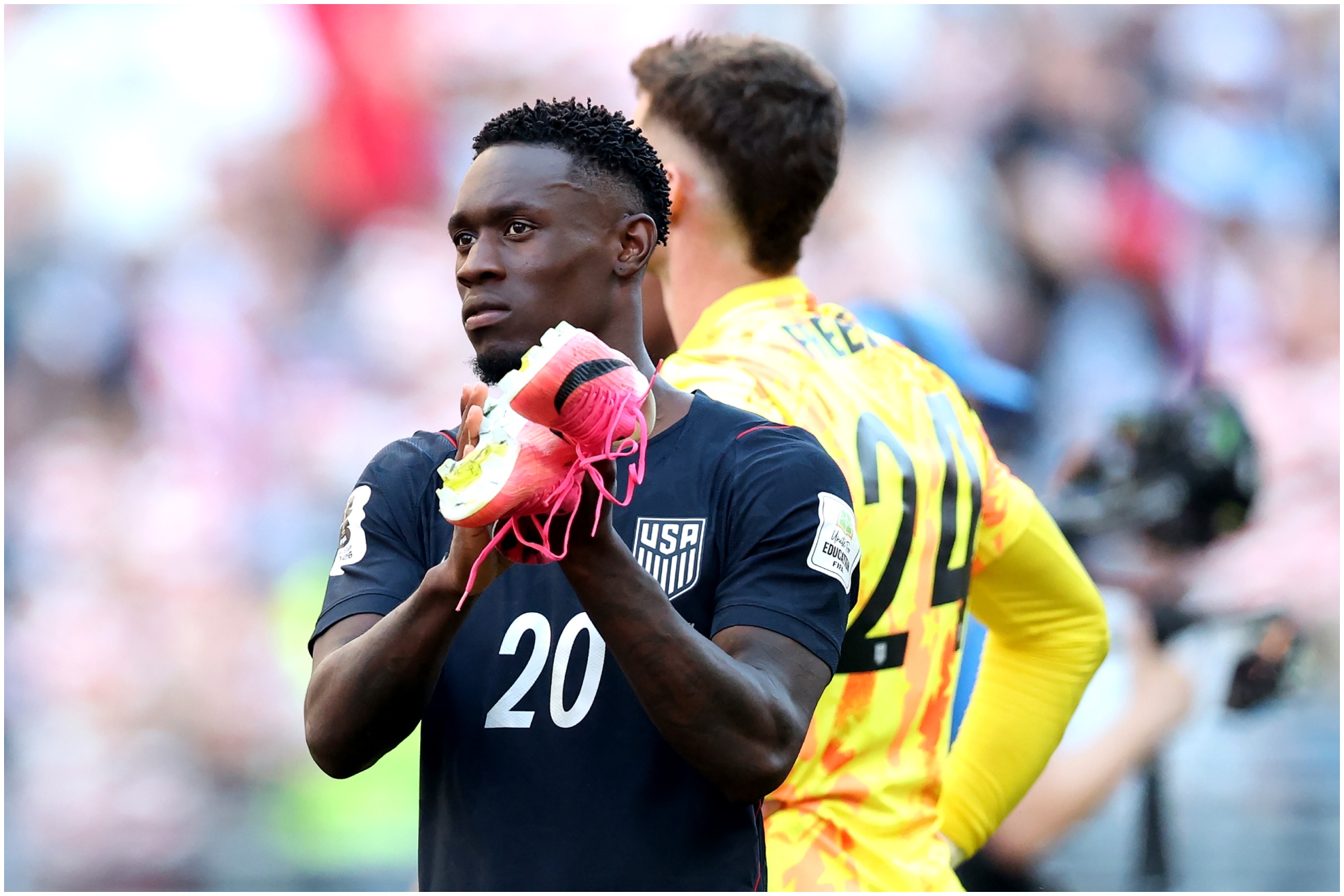 Balogun durante el Mundial. CHRISTOPHER TORRES