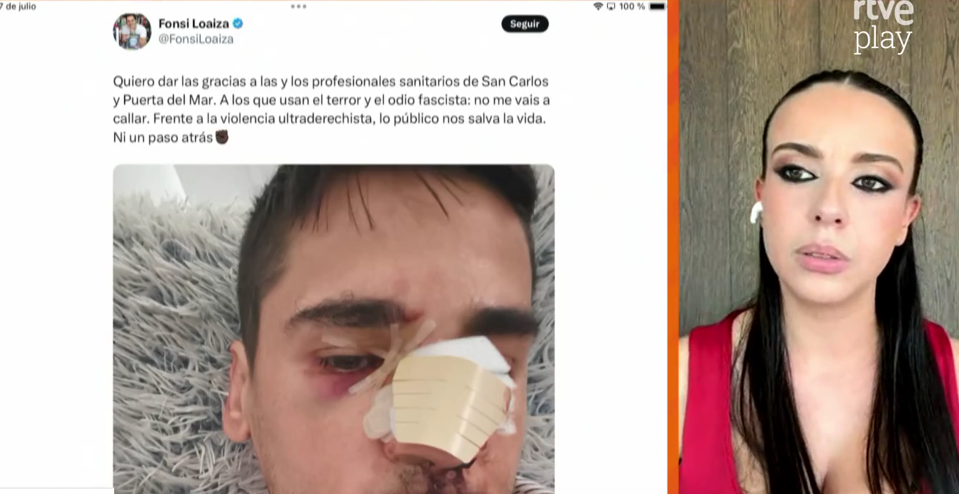 Fonsi Loaiza y Sarah Santaolalla