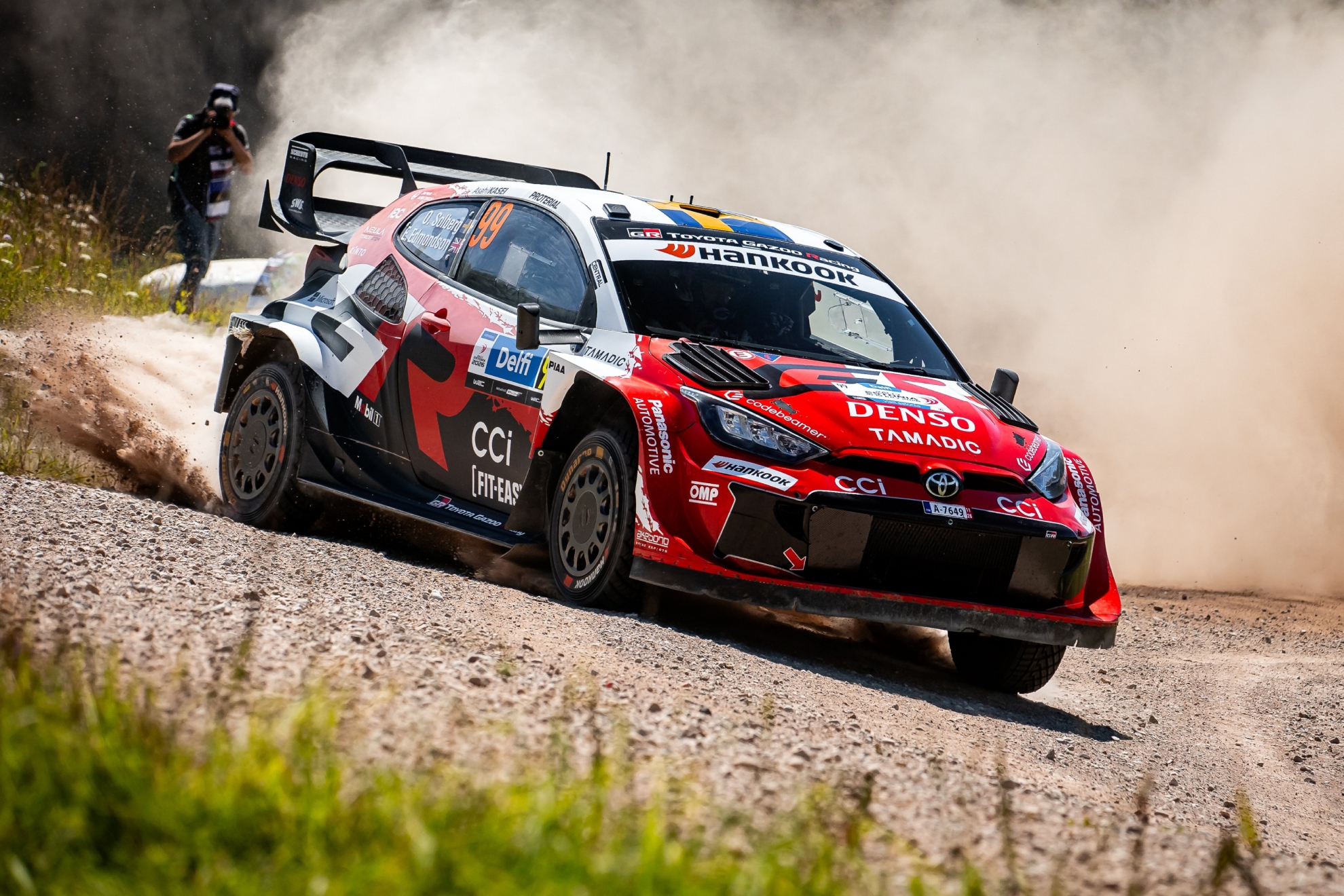 Solberg, on the second day of Estonia.