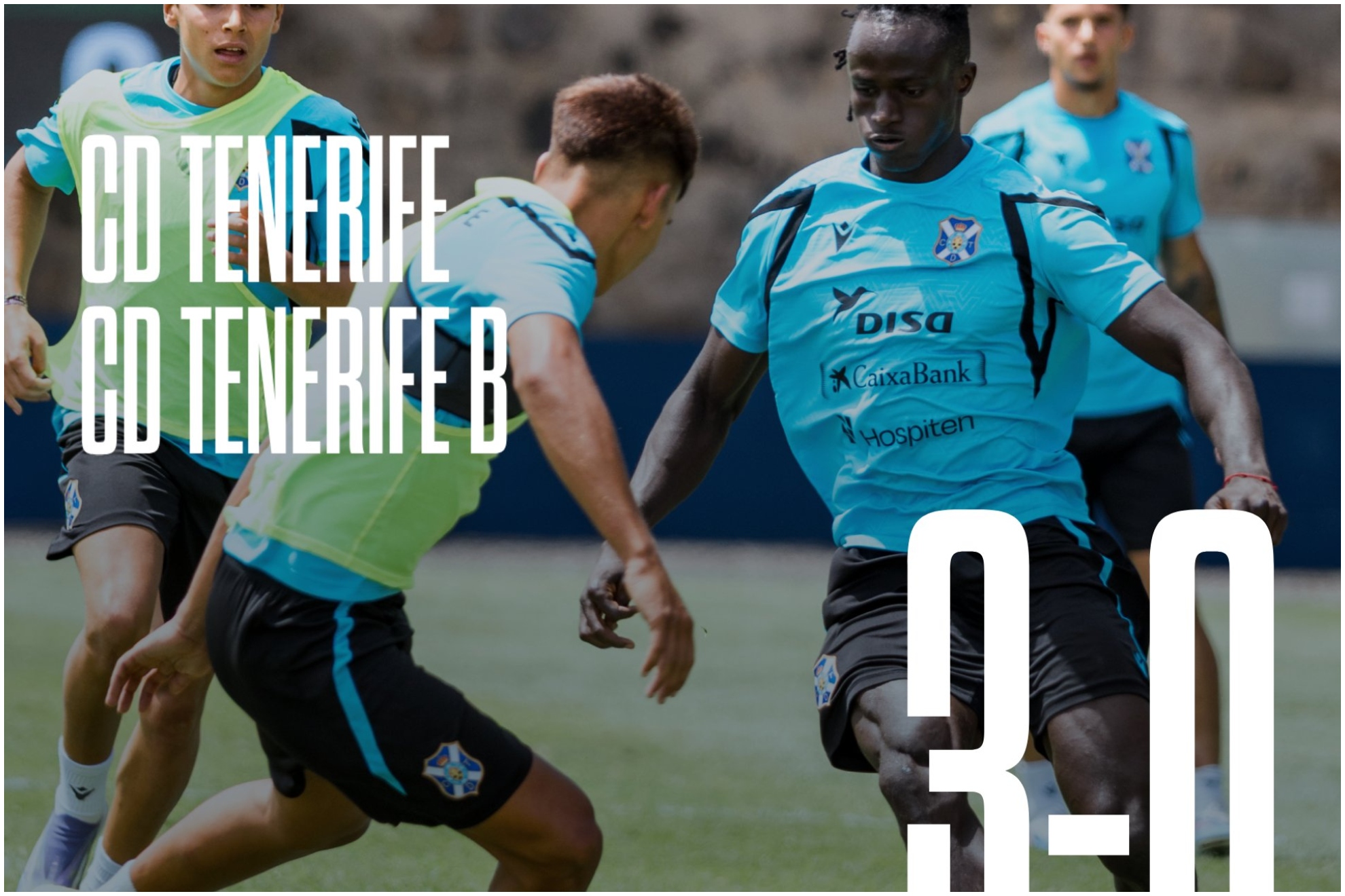 El Tenerife derrotó a su filial en el primer partido de pretemporada.