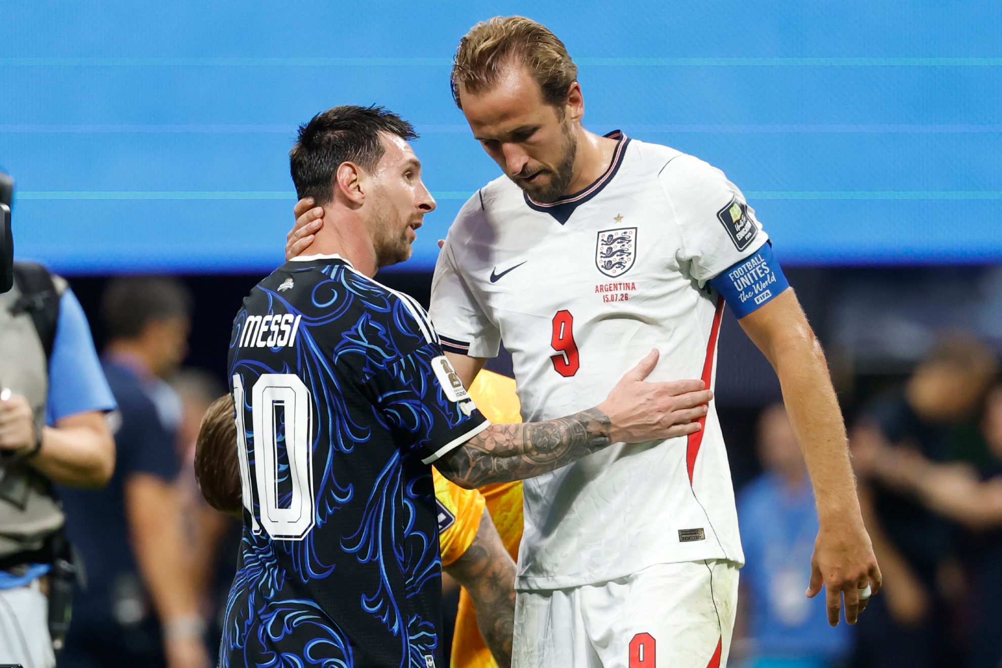 Leo Messi y Harry Kane