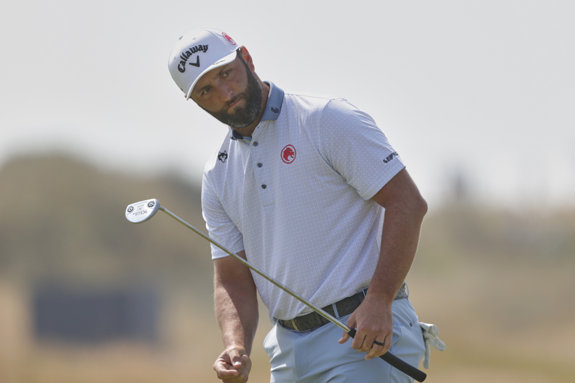 Jon Rahm durante la tercera ronda en Royal Birkdale.