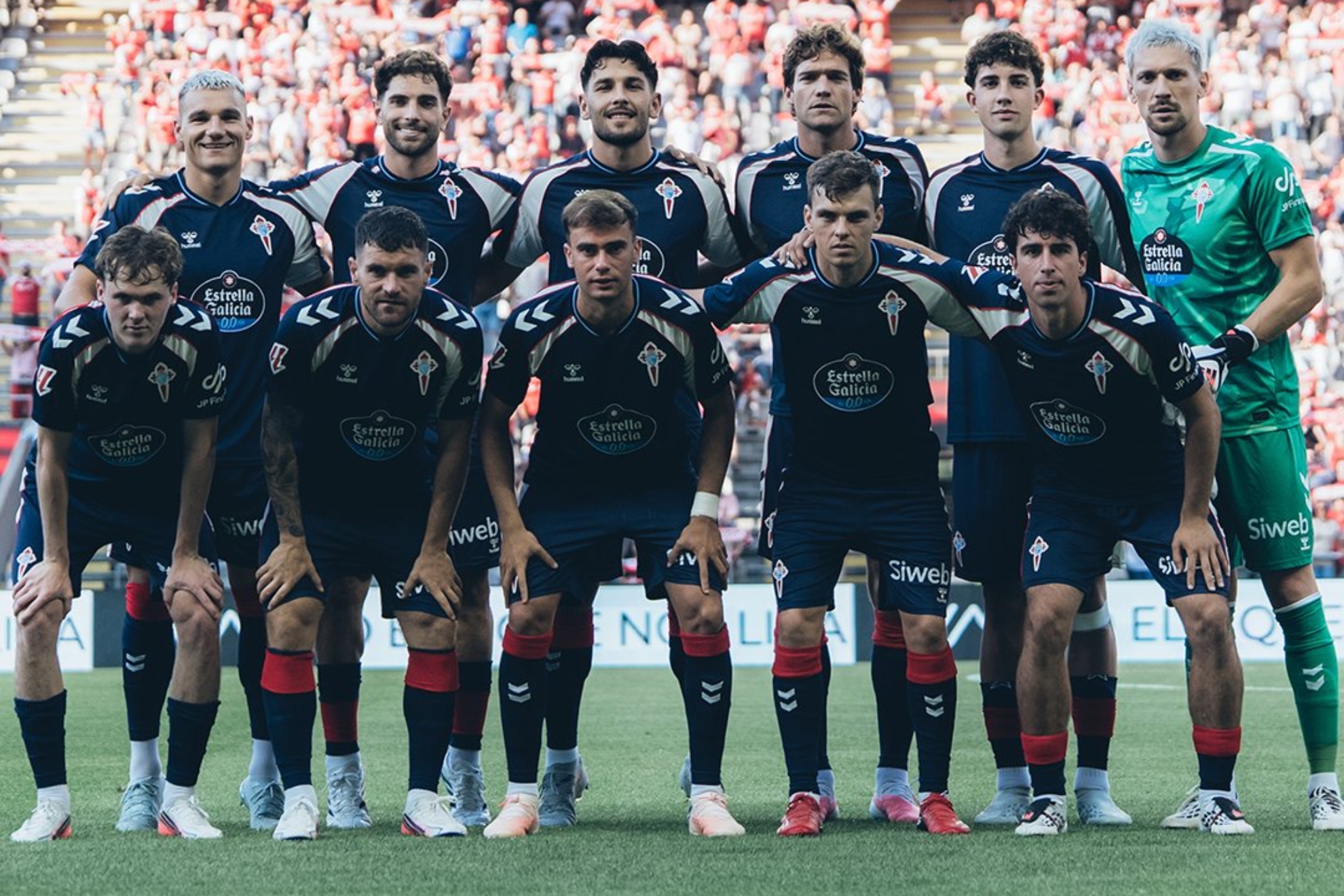 El once del Celta de Vigo en el empate a 2 ante el Braga