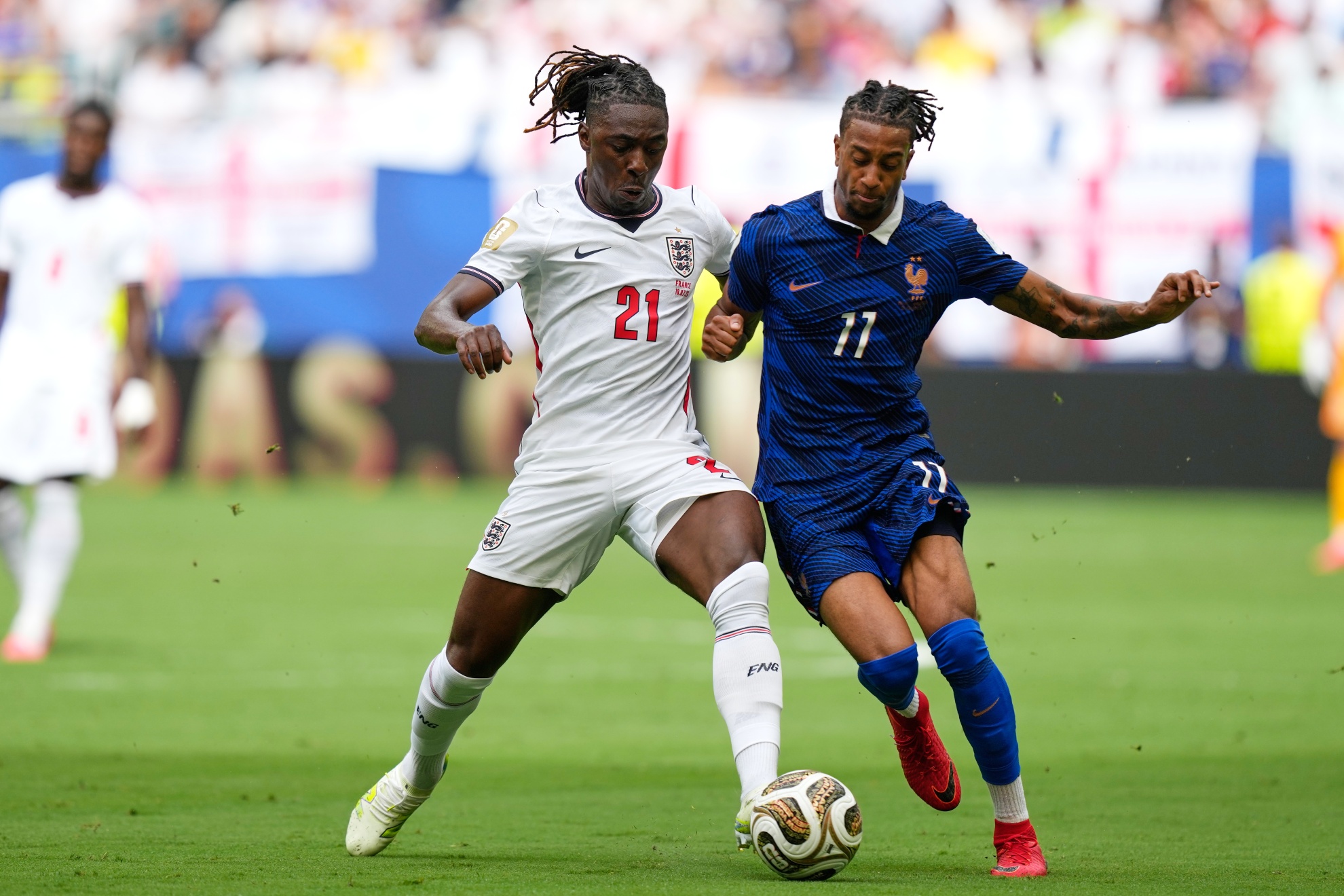 Olise, en el partido ante Inglaterra.