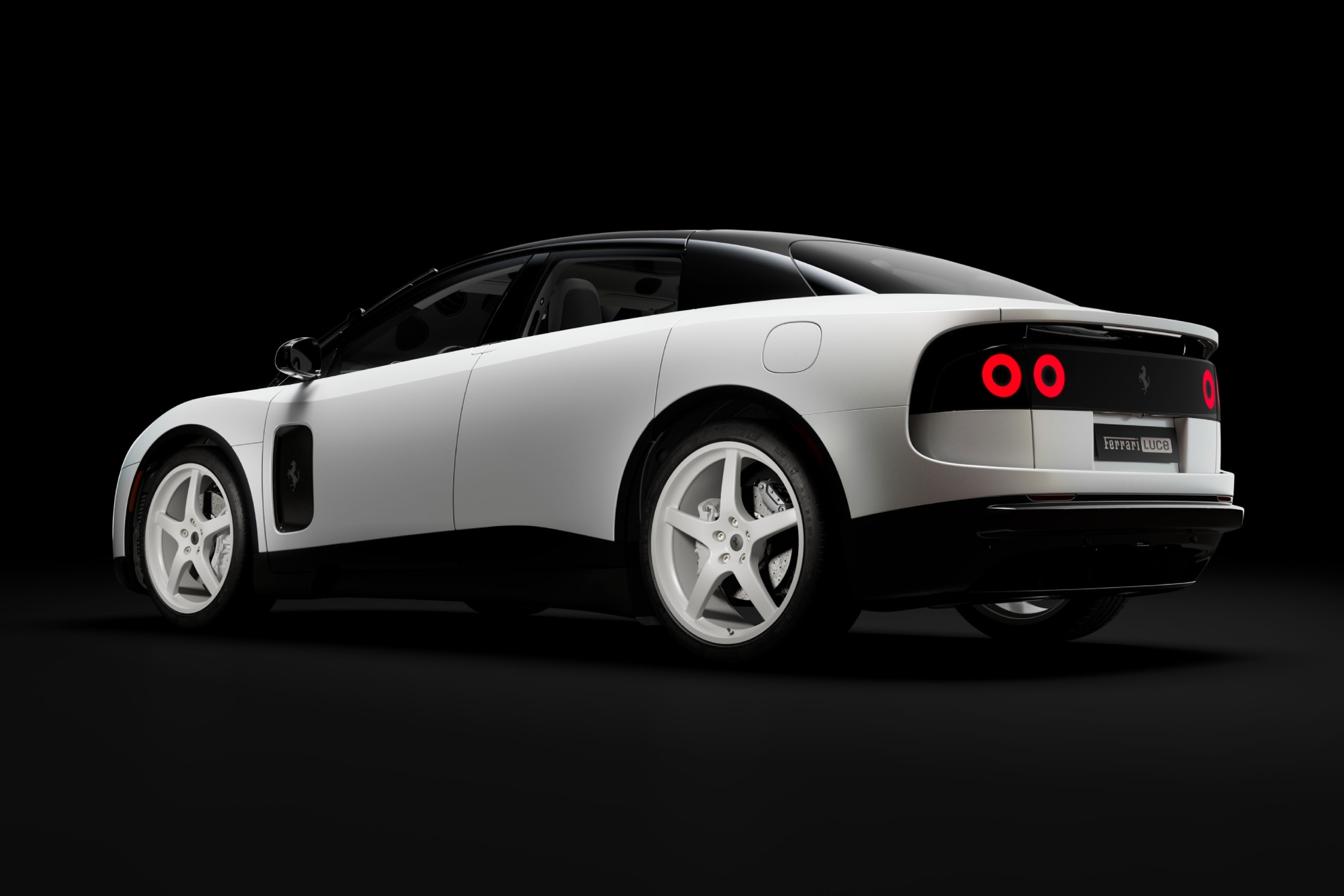 El primer Ferrari Luce se sacará a subasta.