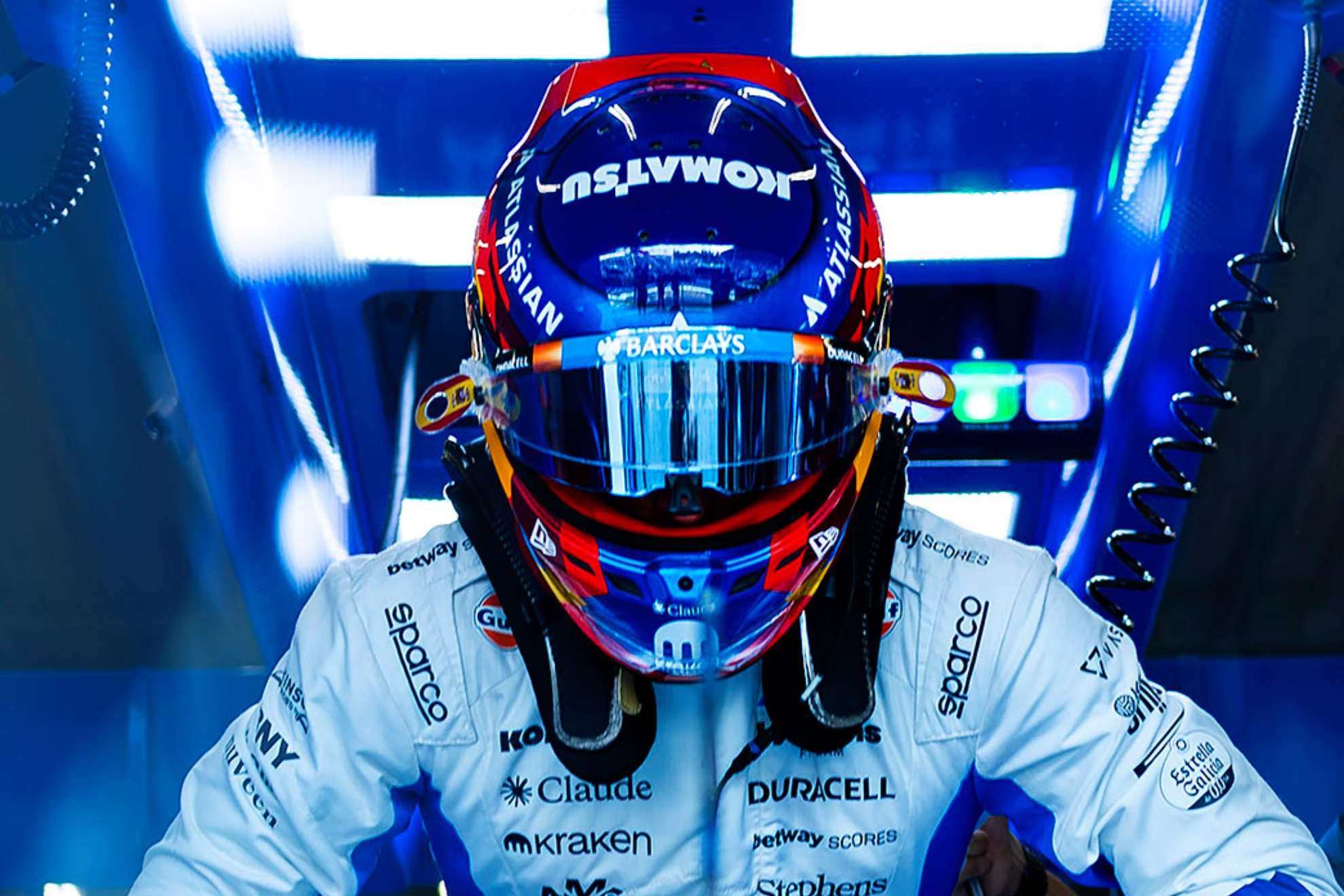 Sainz, en el GP de Bélgica. Williams F1