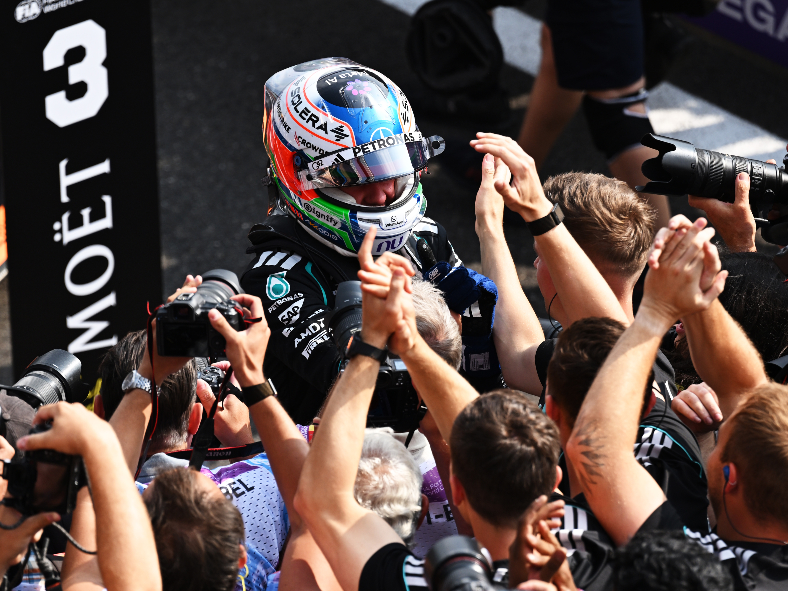 Kimi Antonelli volverá a ser el favorito para ganar en Hungaroring.