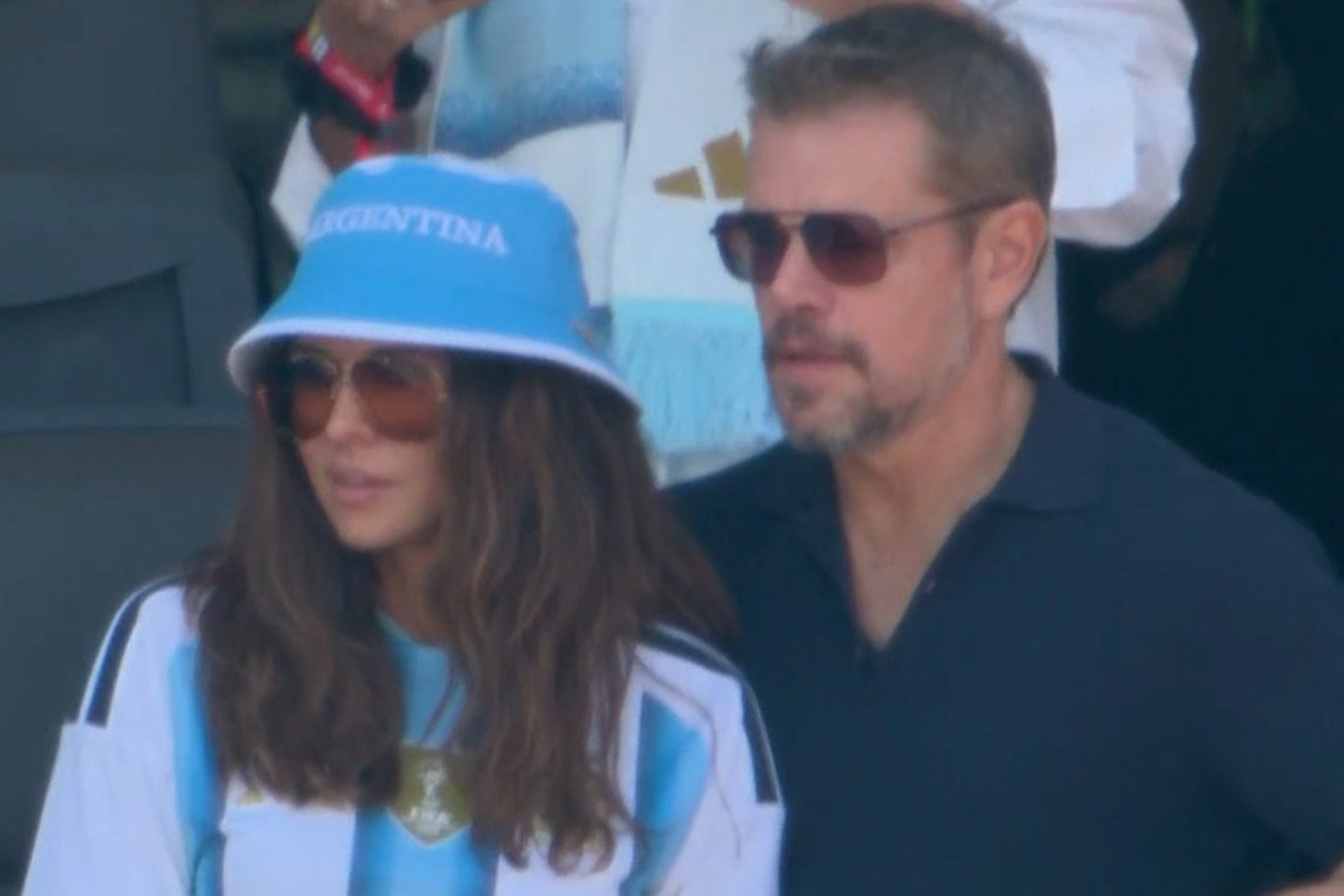 Enfocan a Matt Damon en la grada en la final del Mundial 2026 y lo confunden con otro famoso actor