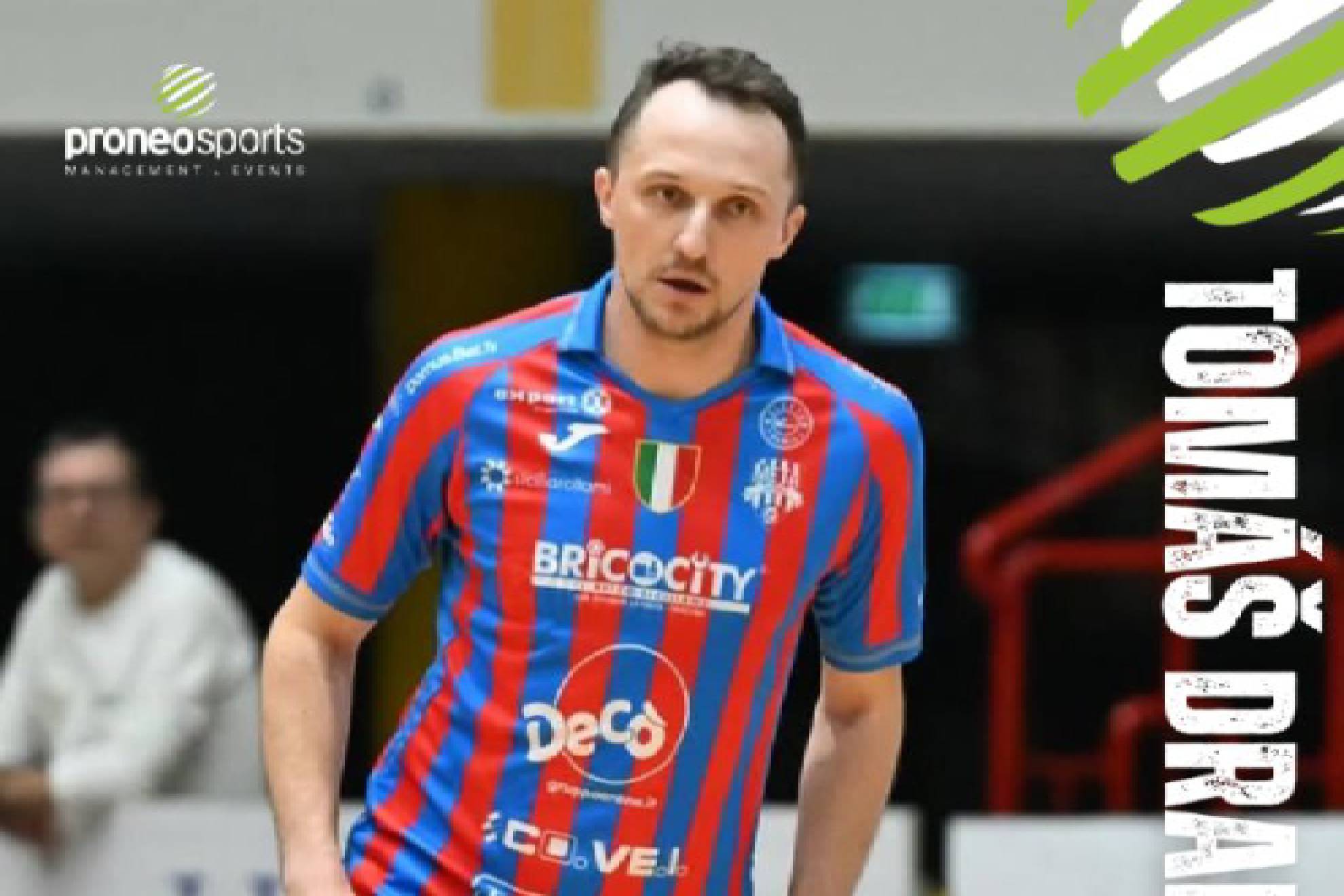 Anuncio de Proneo Sports del fichaje de su jugador Tomas Drahovsky por ElPozo Murcia PRONEO SPORTS
