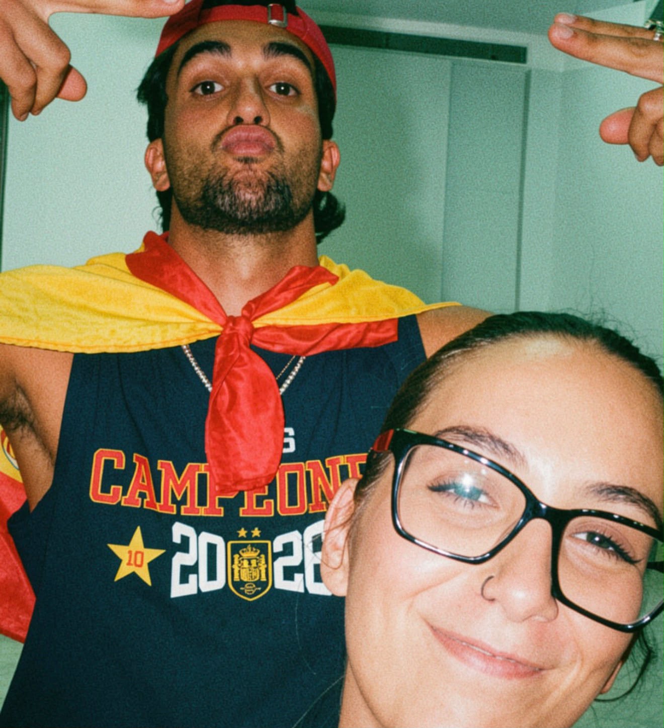 Ferran y su hermana Arantxa.