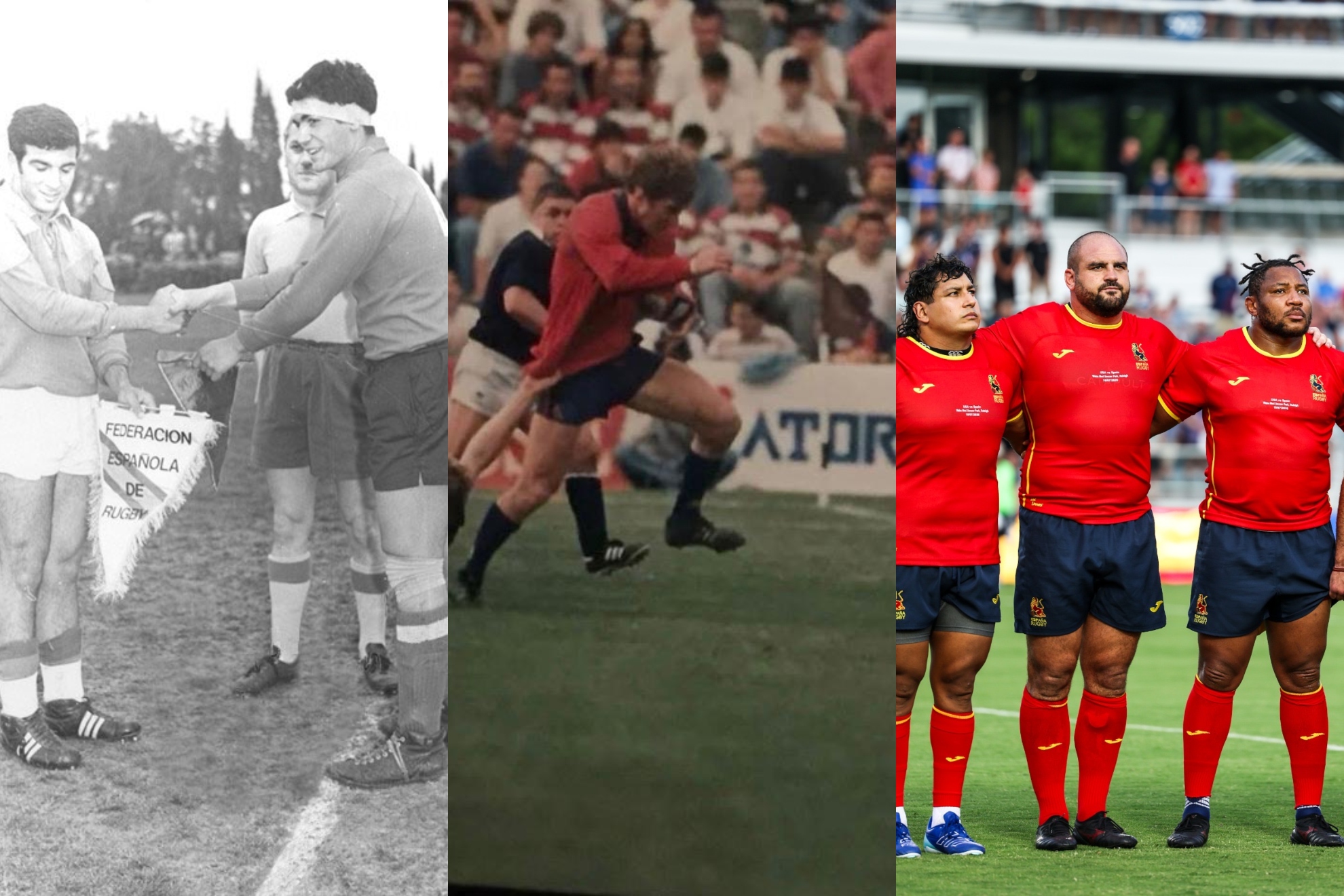 Las tres generaciones del rugby español, desde el 1969 al 2026