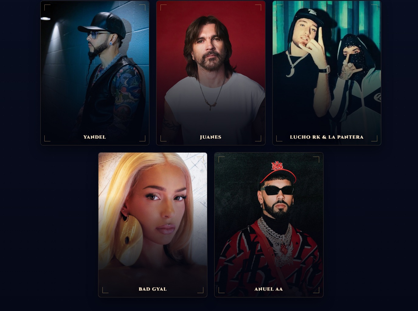 Artistas invitados a La Velada del Año 6.