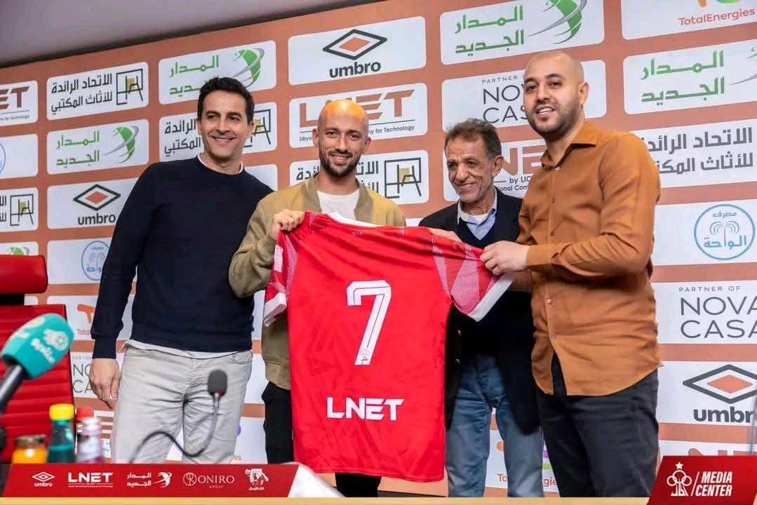 Jorge López, en la presentación de Benali por el Al Ittihad.