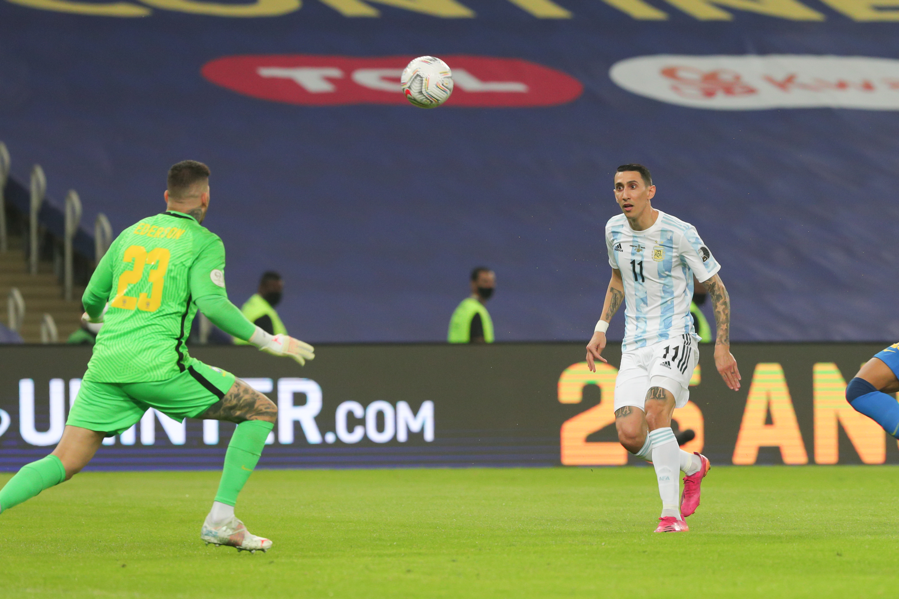 Gol de Ángel Di María en la final de Copa América de 2021