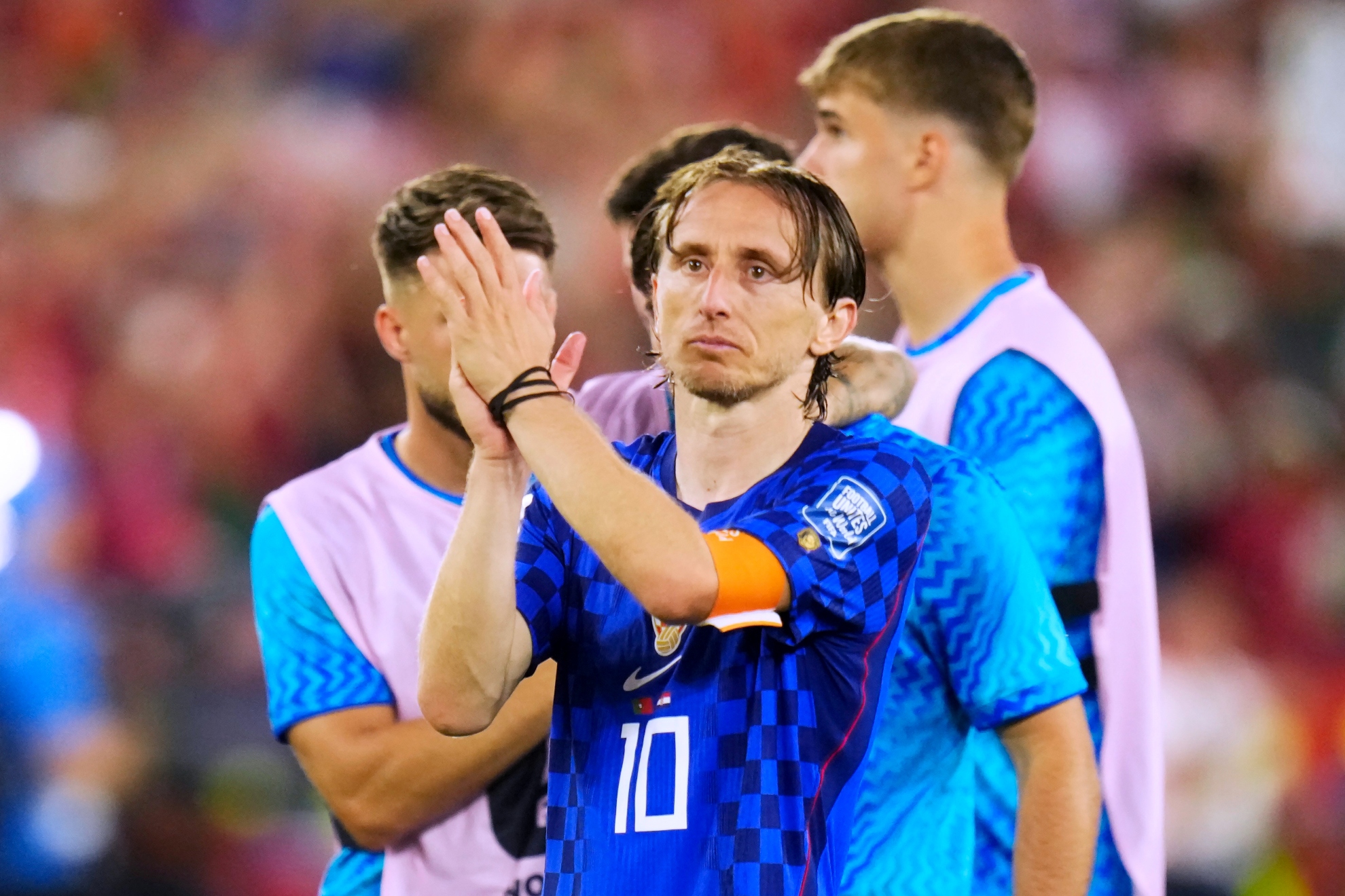 Luka Modric se despide del Mundial. AP
