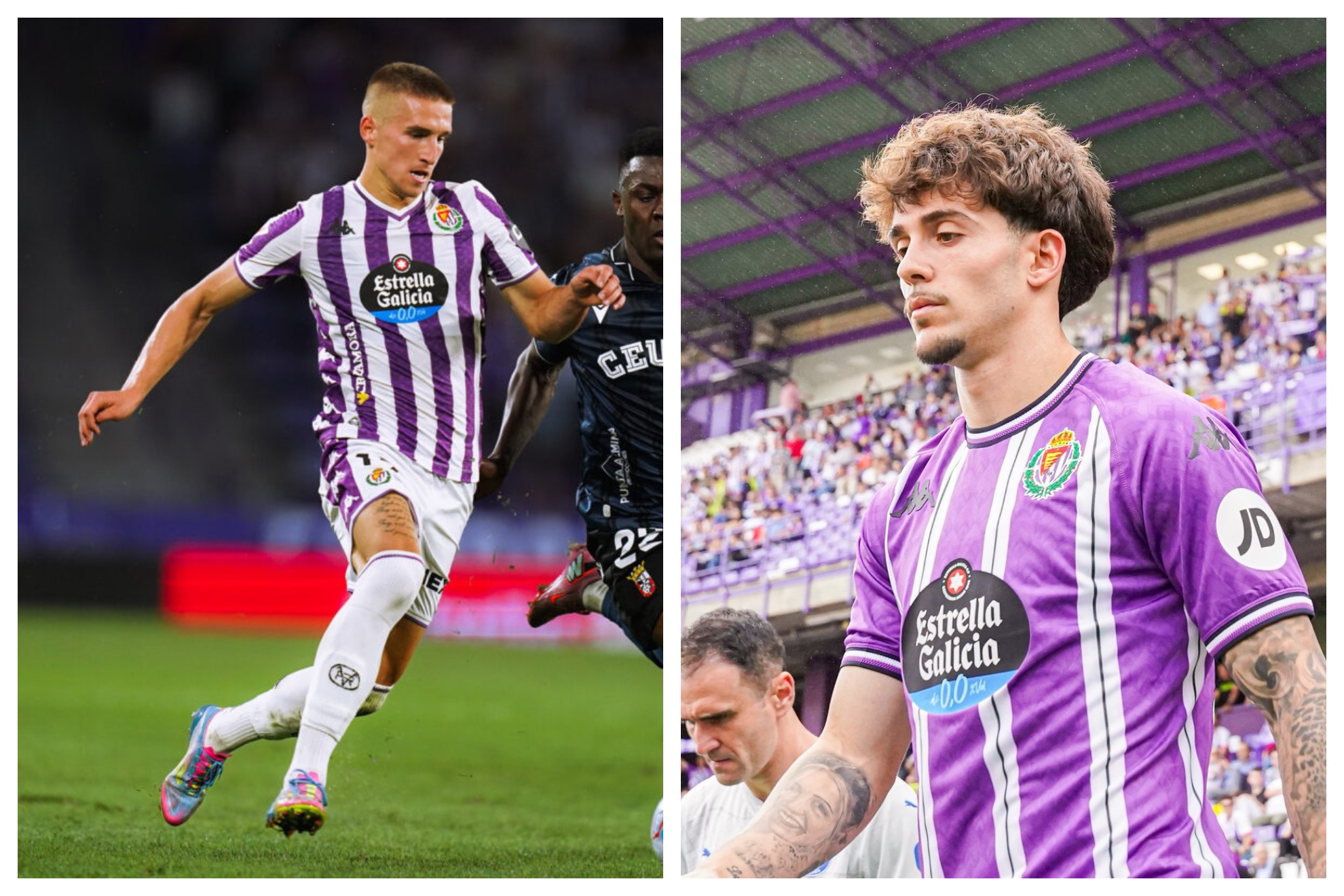 Biuk y Xavi Moreno están a punto de dejar de vestir de blanquivioletas