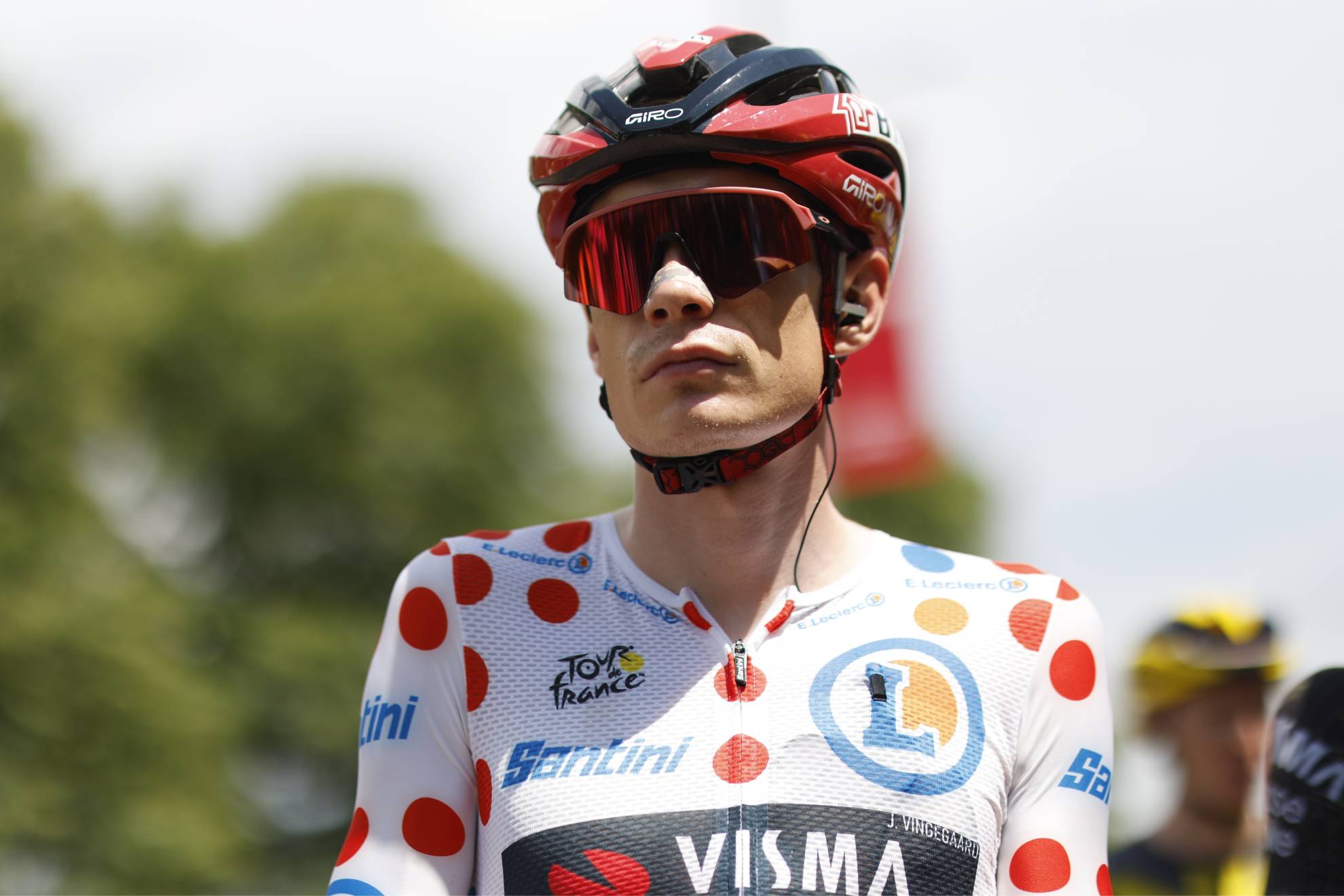 Jonas Vingegaard, en una etapa del Tour. EFE
