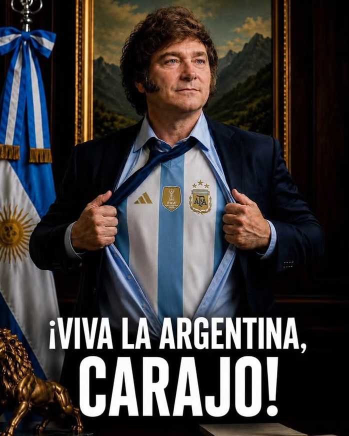 Milei se suma a la polémica sobre la selección argentina en el Mundial: "Nos tienen celos"