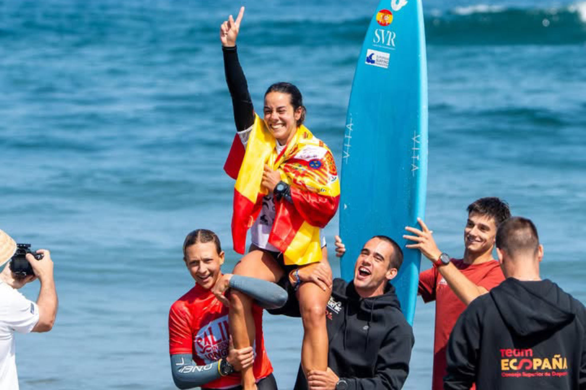 Alazne Aurrekoetxea tras proclamarse campeona de Europa