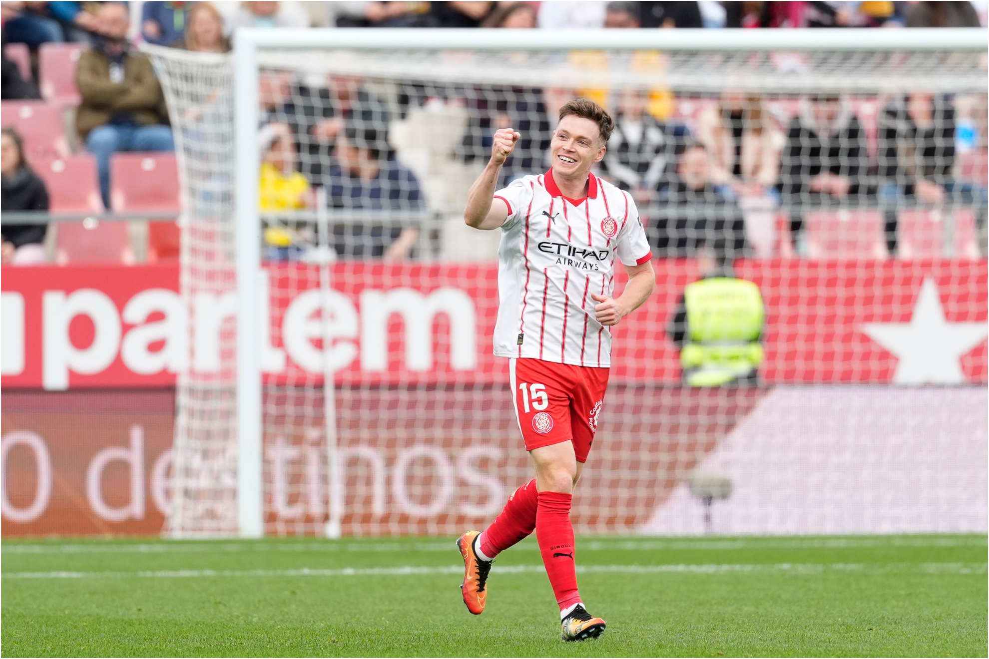 Tsygankov en un partido con el Girona. David Borrat