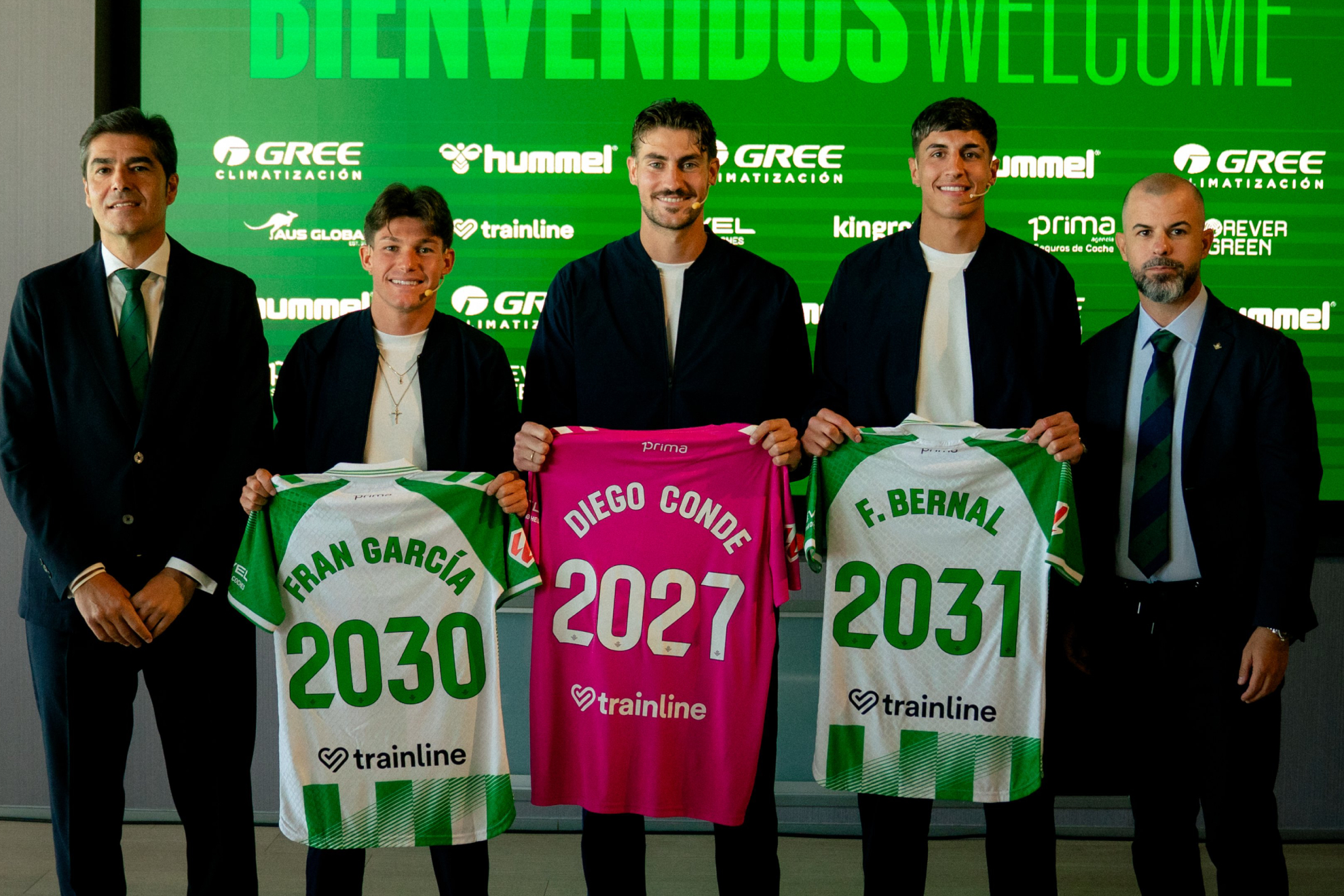 Fran García, Diego Conde y Facundo Bernal, presentados