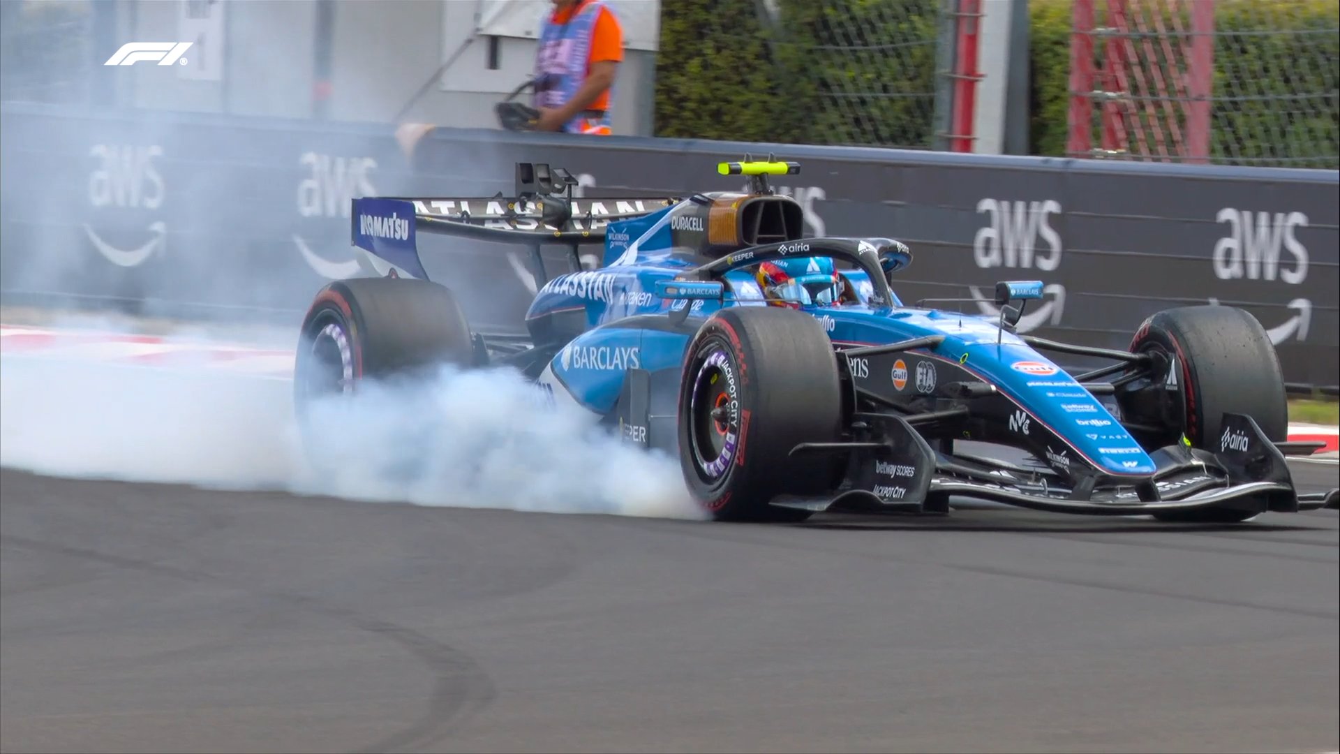 Sainz leaves.