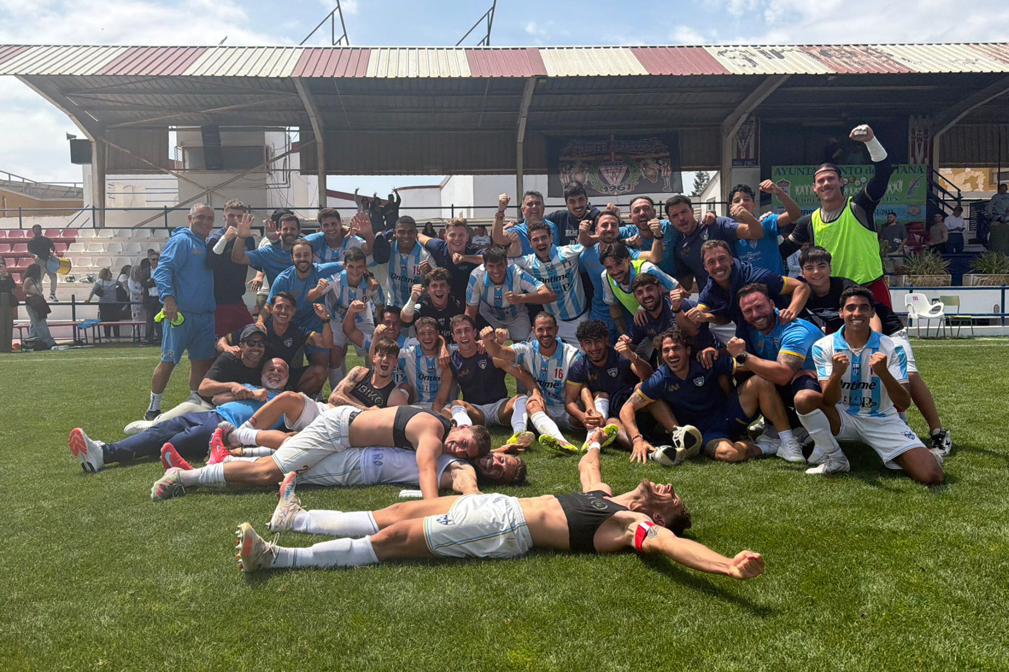 El Unión Malacitano, tras finalizar la pasada temporada. CD Unión Malacitano