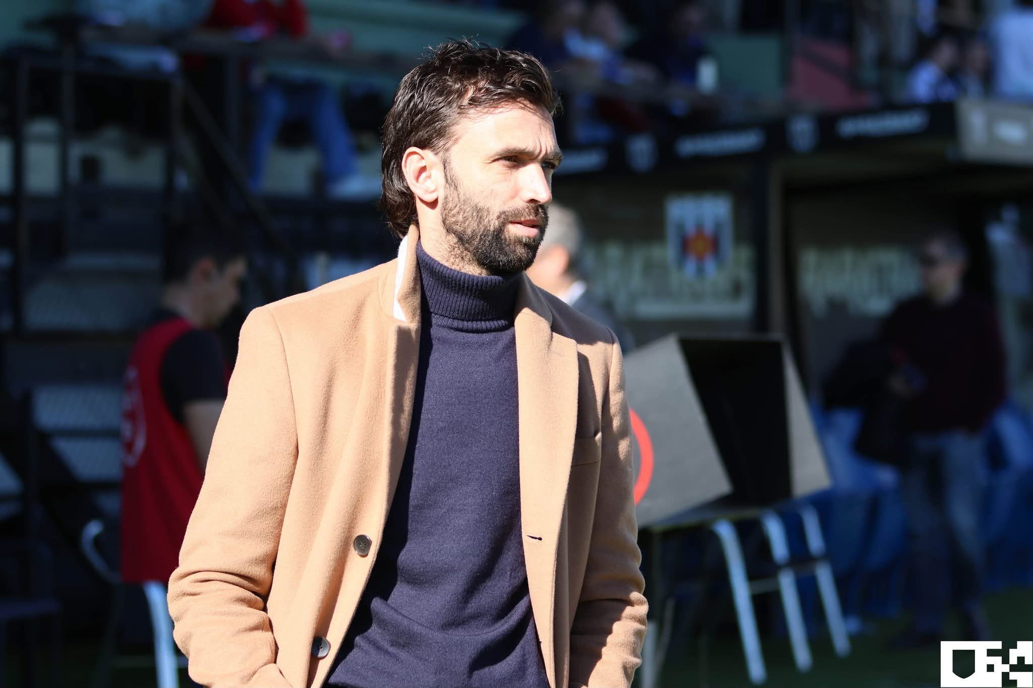 Fran Beltrán en un partido con el Mérida.