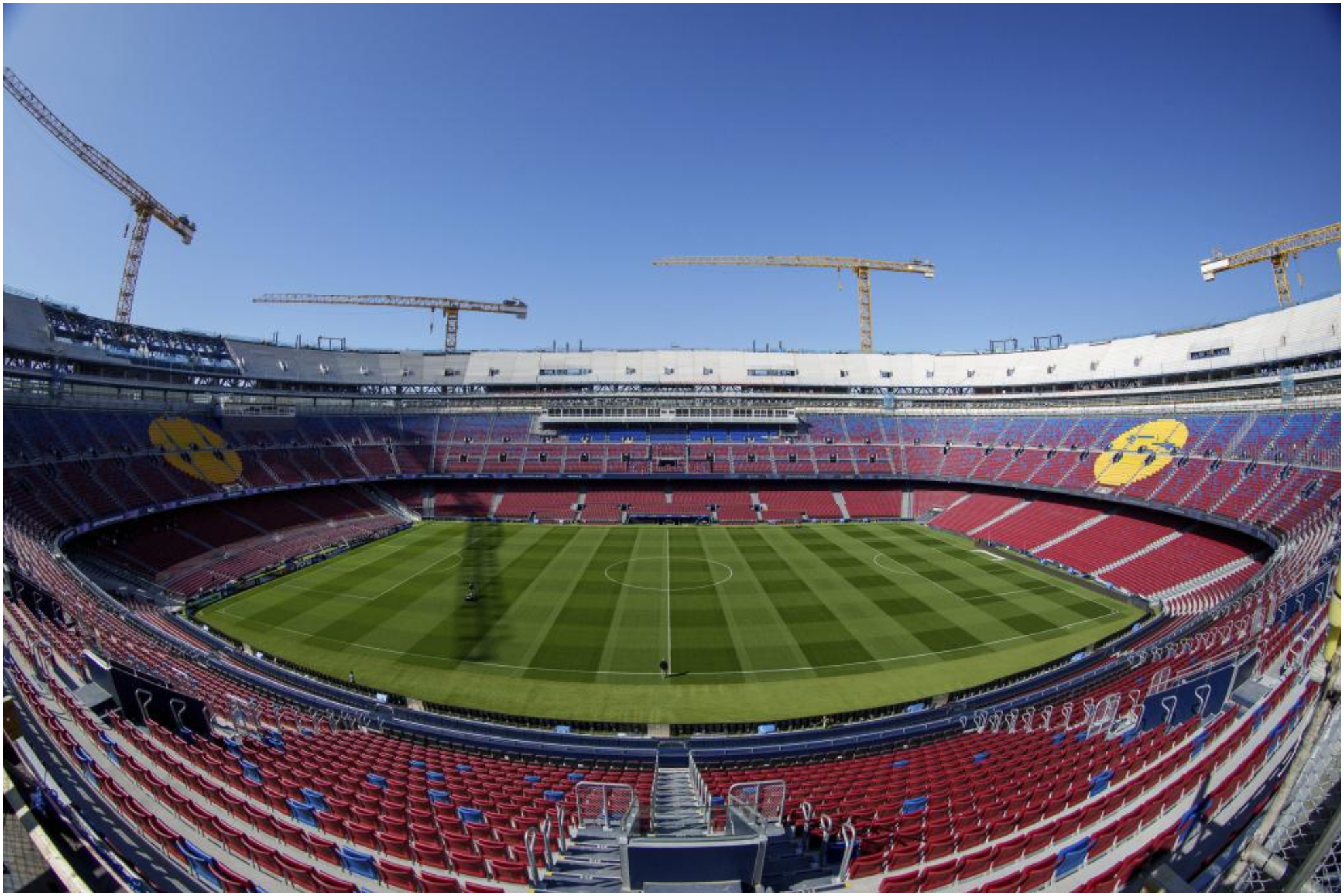 Imagen aérea del Spotify Camp Nou. FC BARCELONA