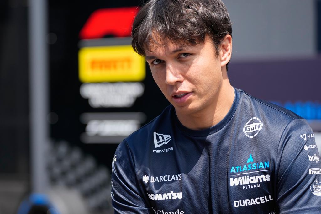 Albon, en el Gran Premio de Hungría. LAPRESSE