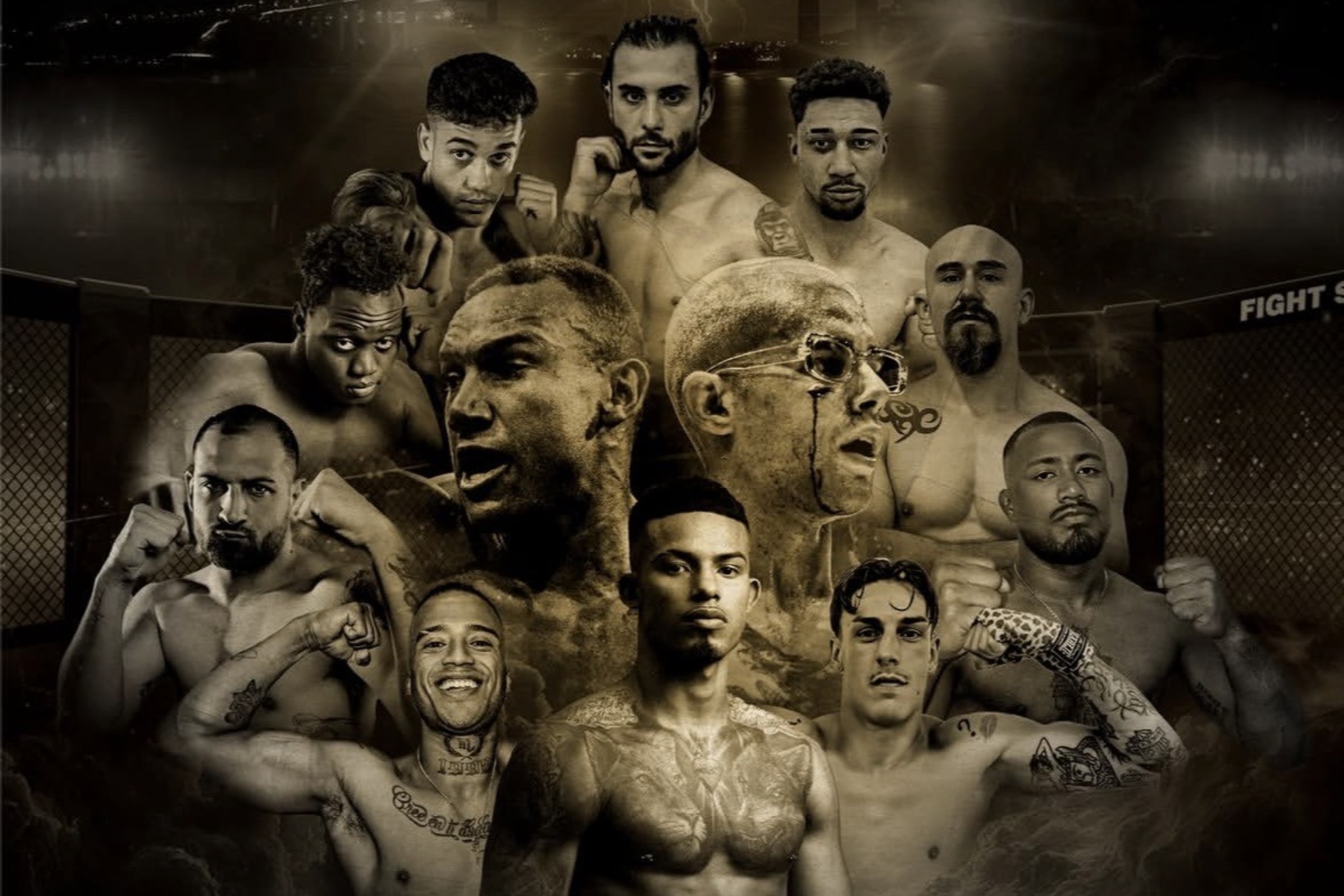 Imagen del cartel de Elite Fight League.