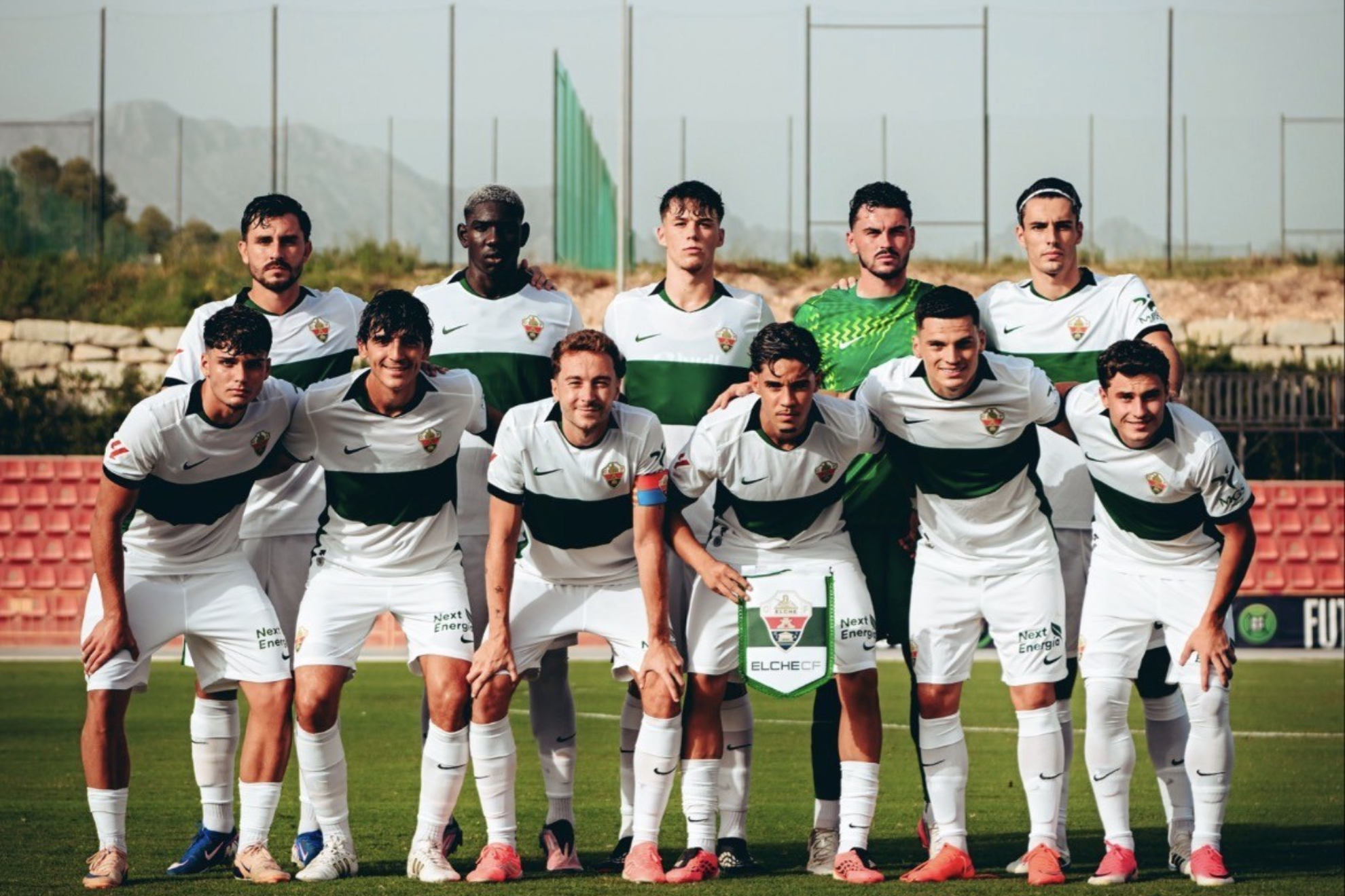 Elche en su partido contra el Johor